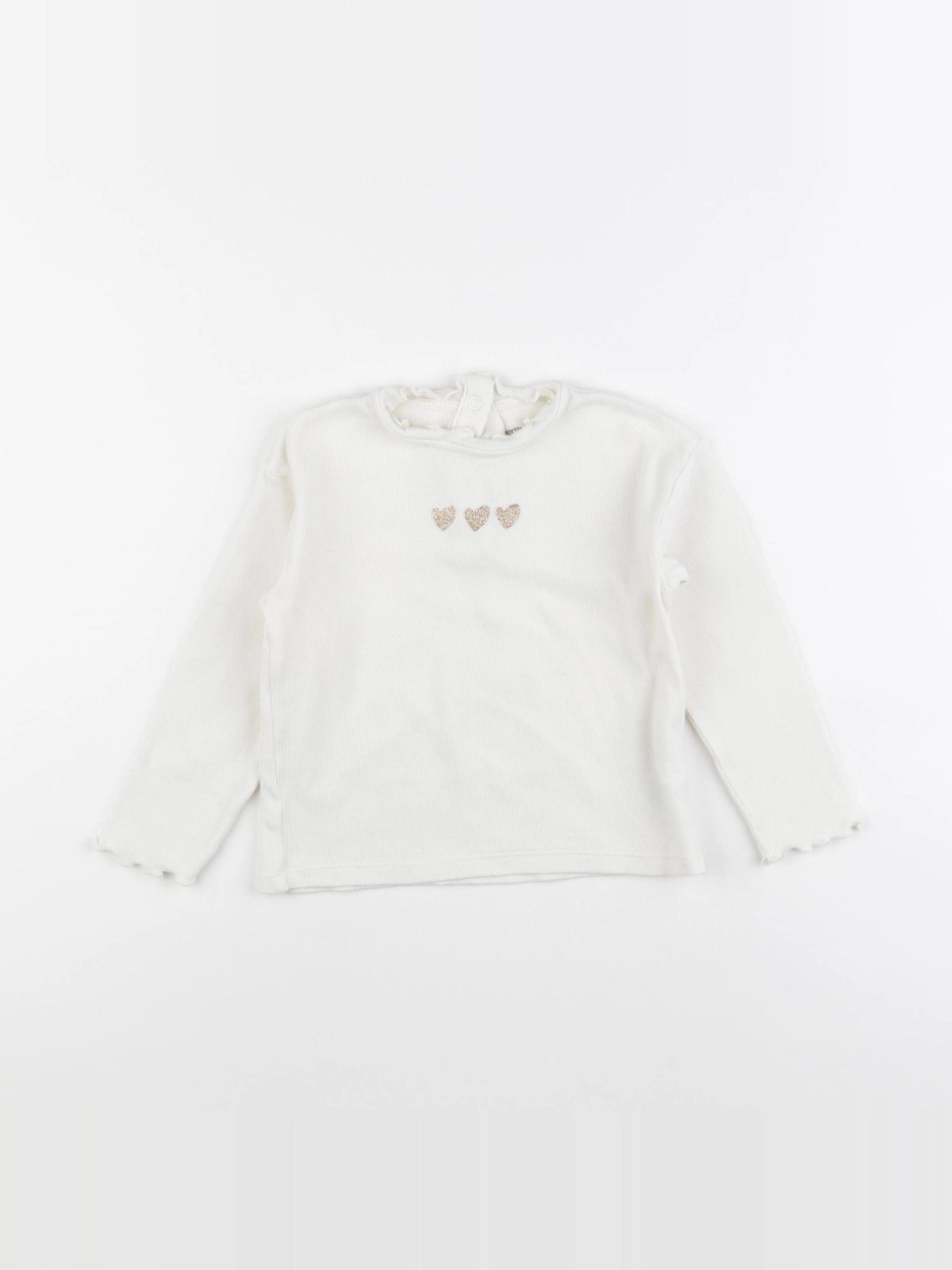 Vertbaudet - tee-shirt blanc - 3 ans