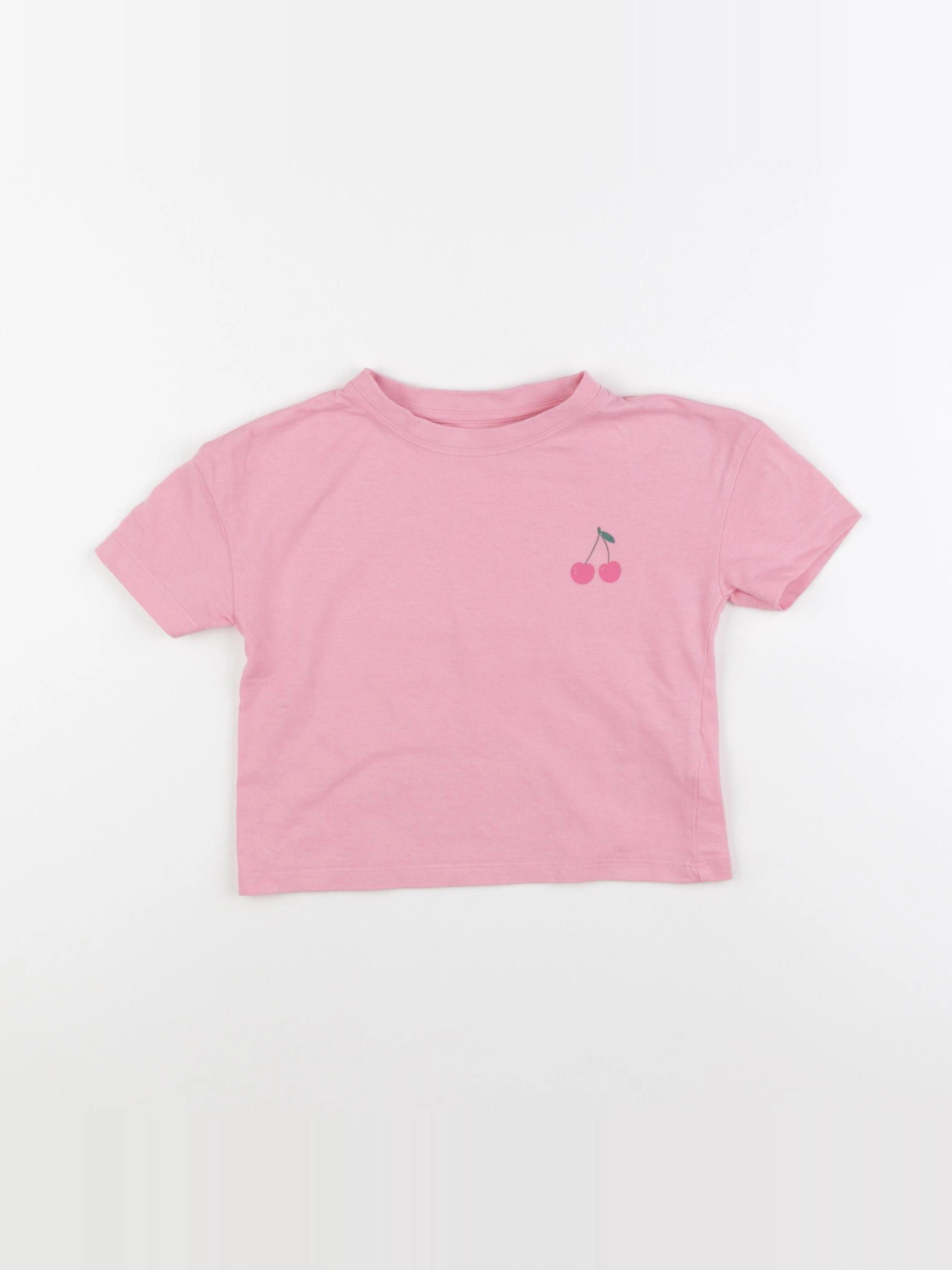 Vertbaudet - tee-shirt rose - 3 ans