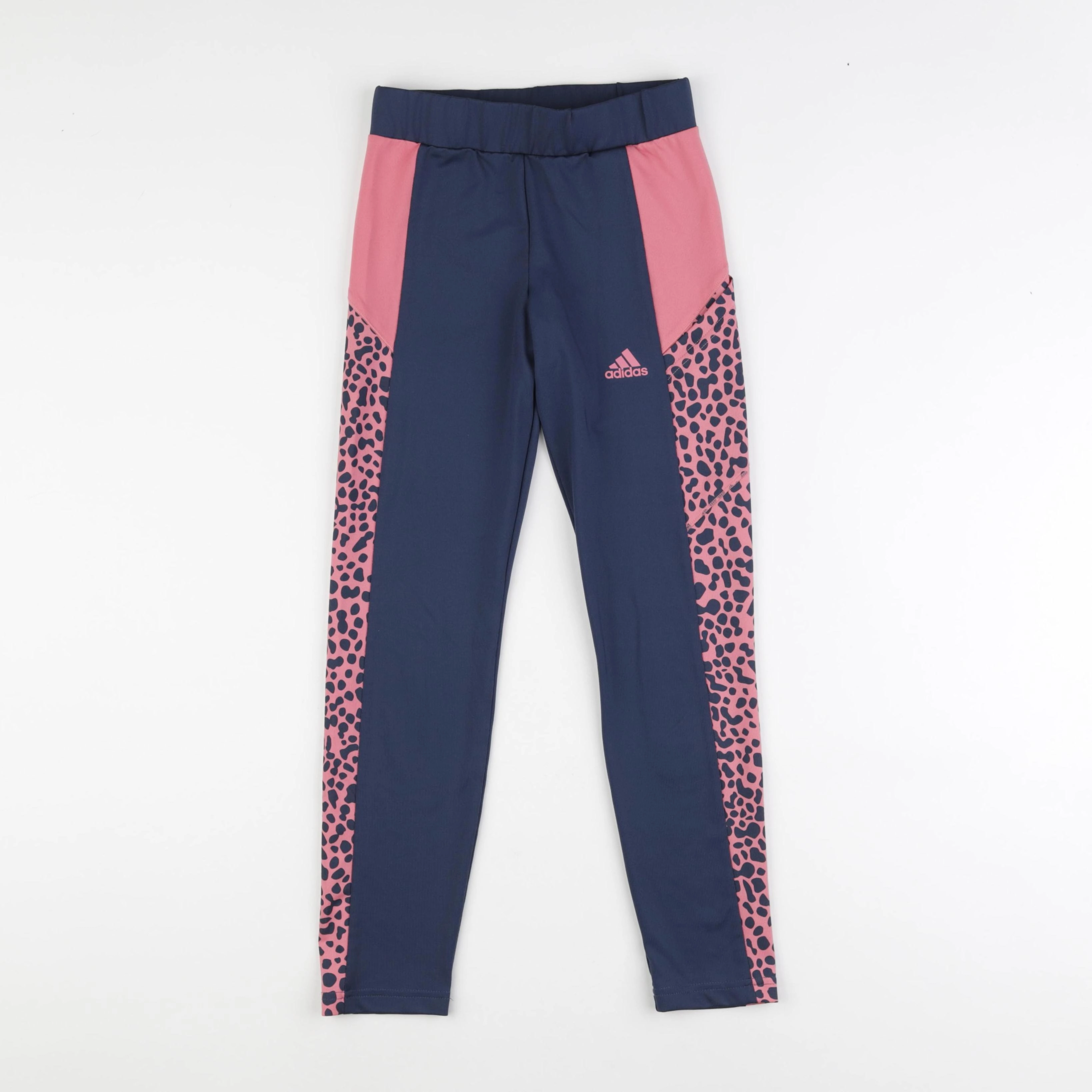 Adidas - legging bleu, rose - 9/10 ans