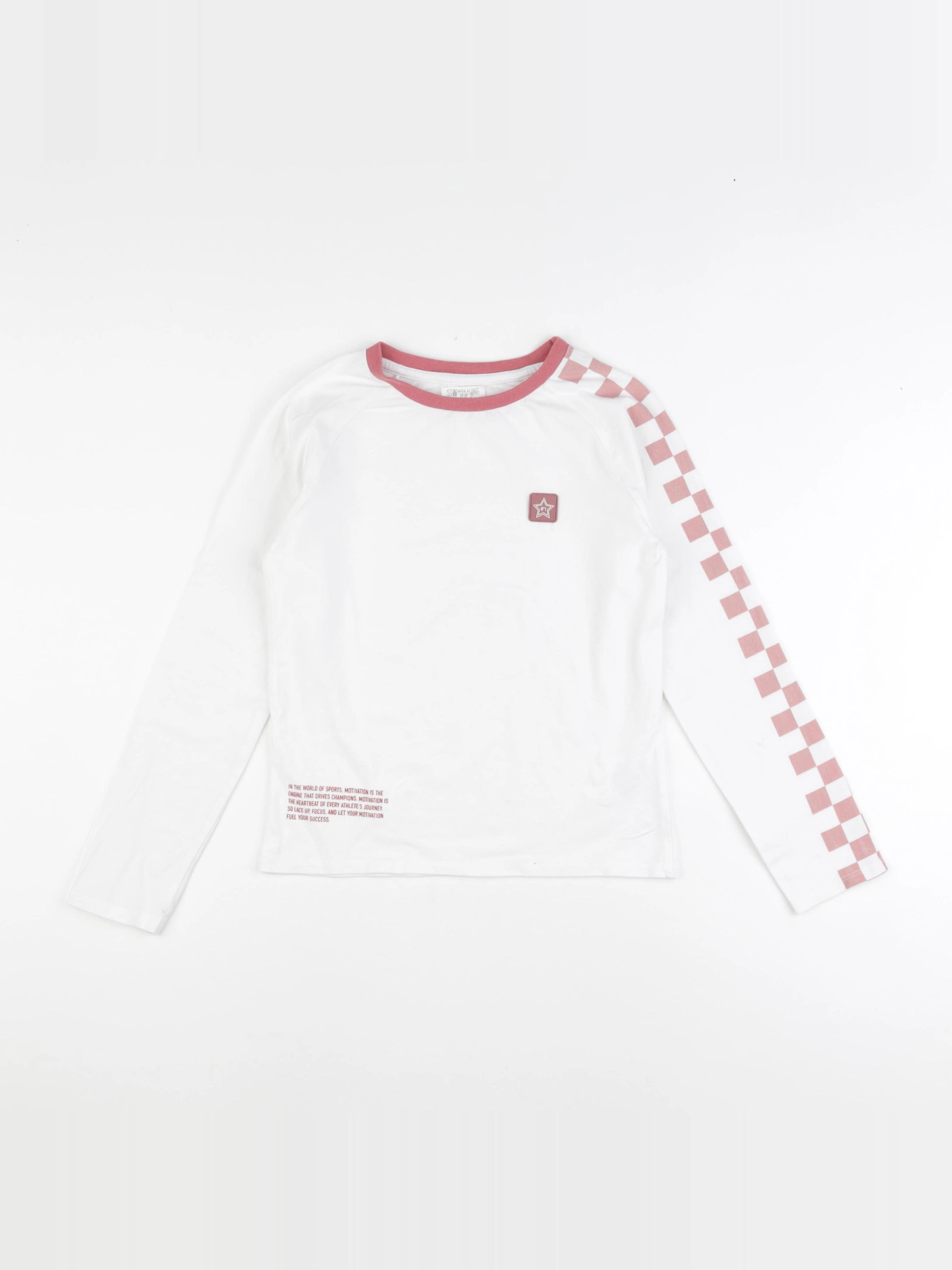 Storytelling - tee-shirt blanc, rose - 12 ans