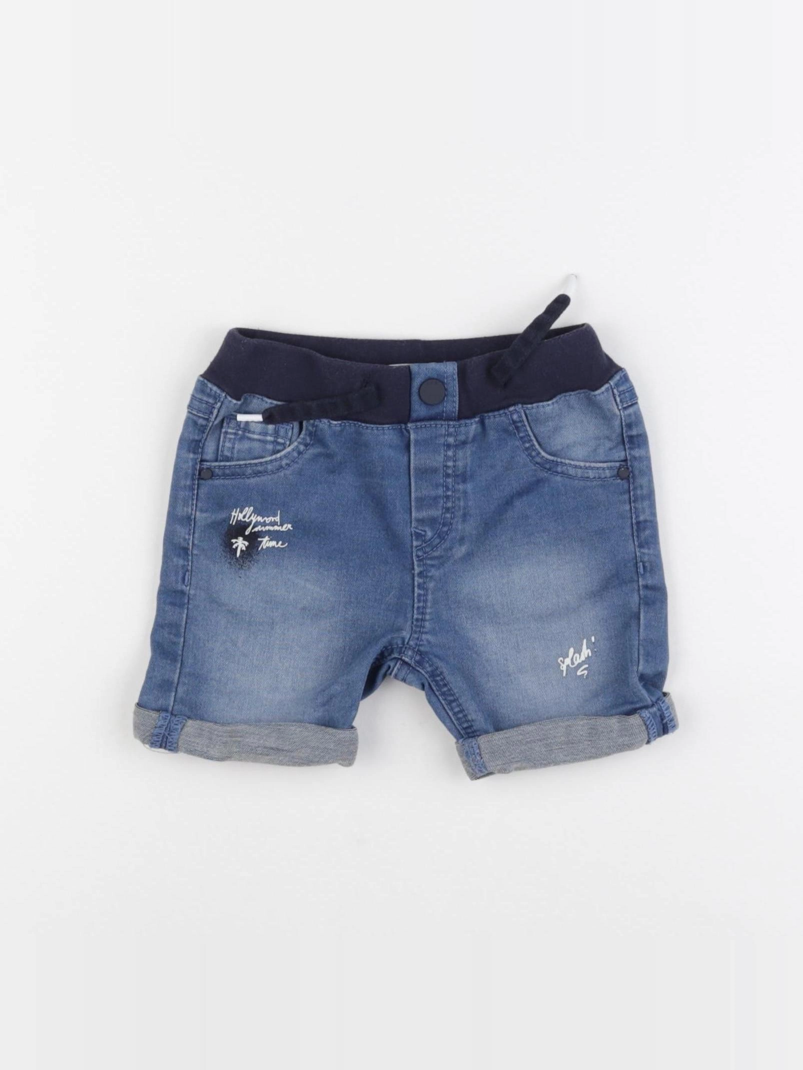 IKKS - short bleu - 18 mois