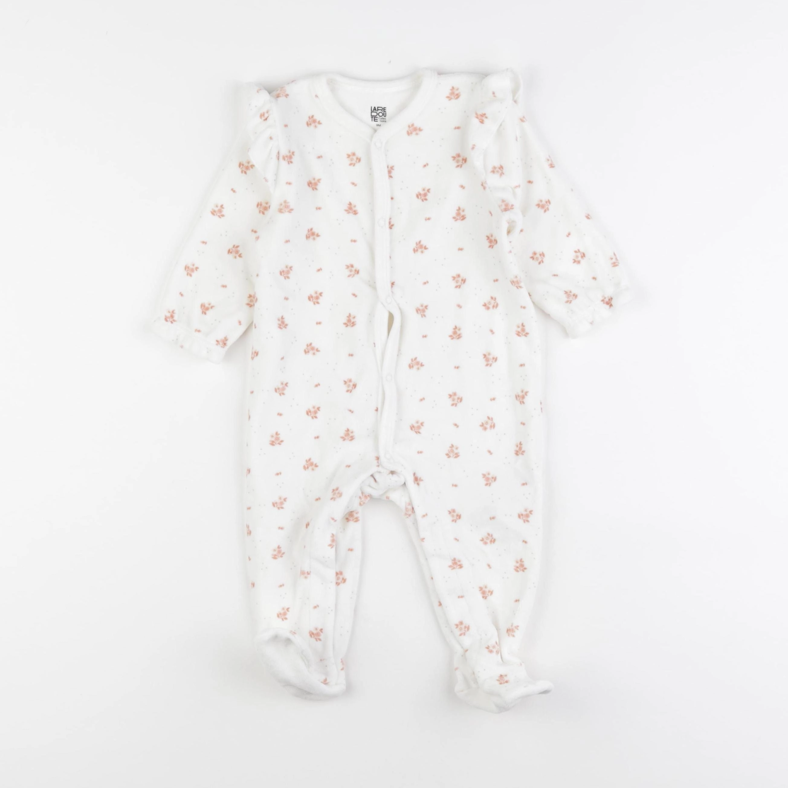 La Redoute - pyjama velours blanc - 9 mois