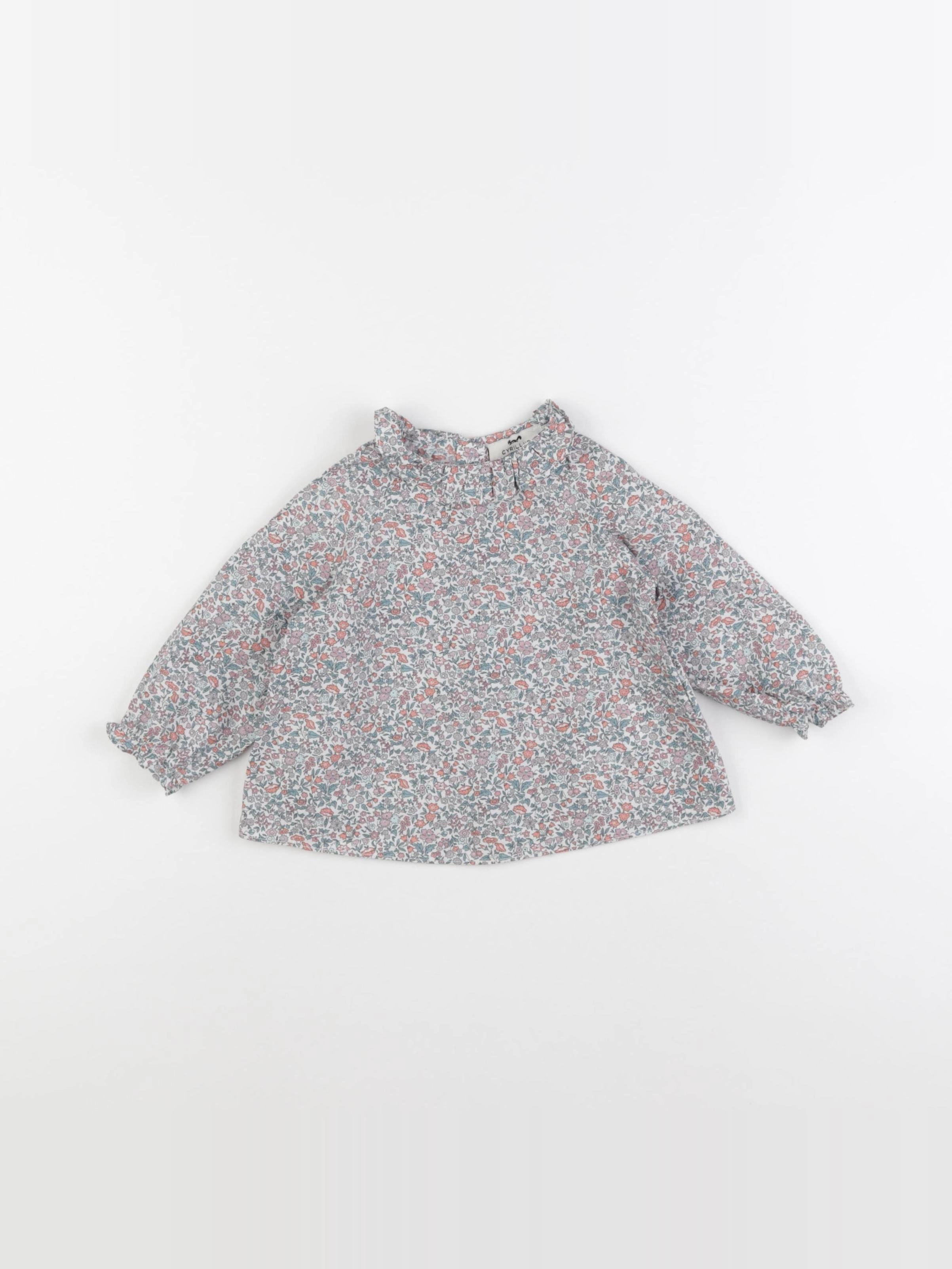 Cyrillus - blouse multicolore - 9 mois