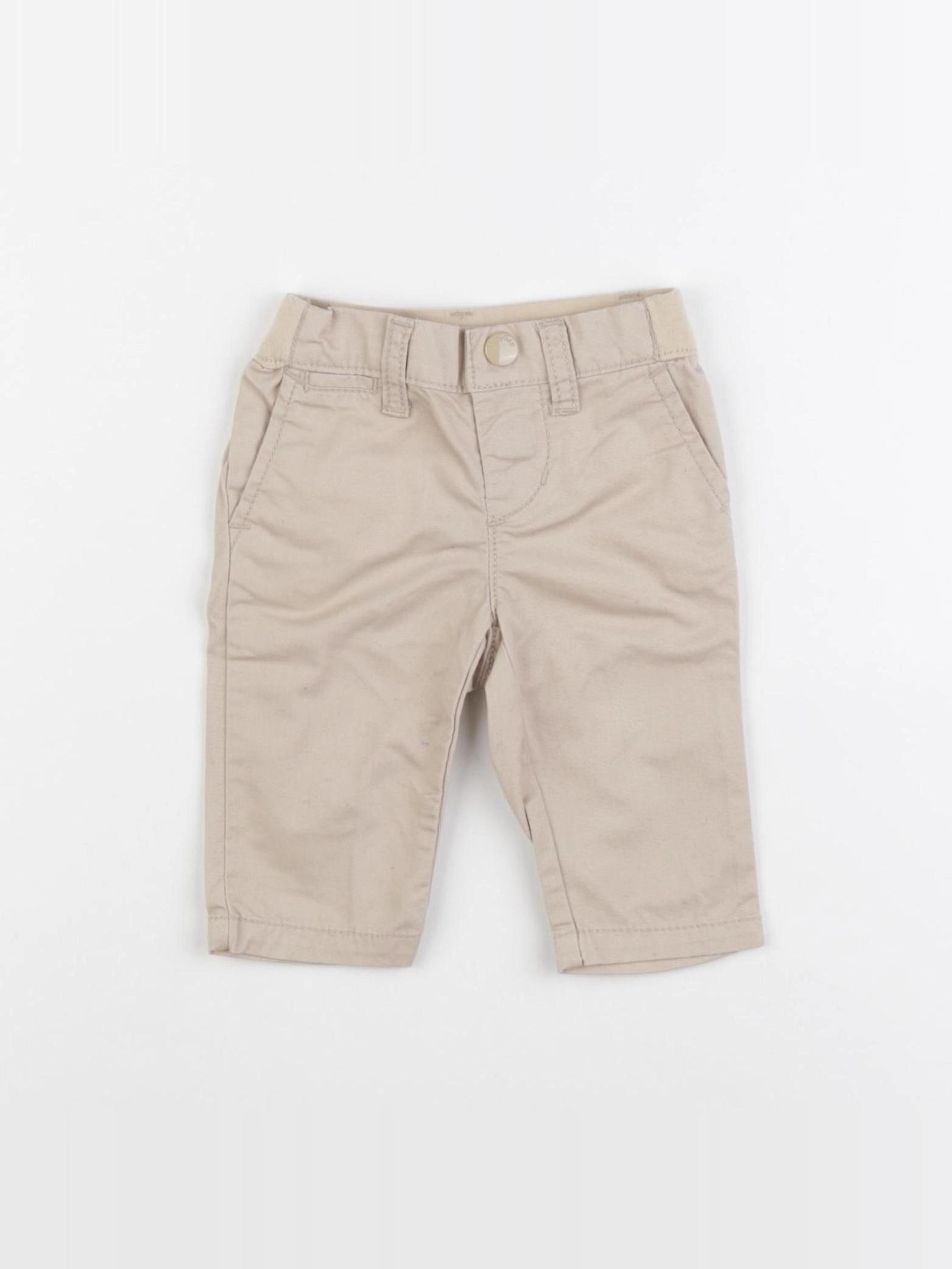 GAP - pantalon beige - 0/3 mois