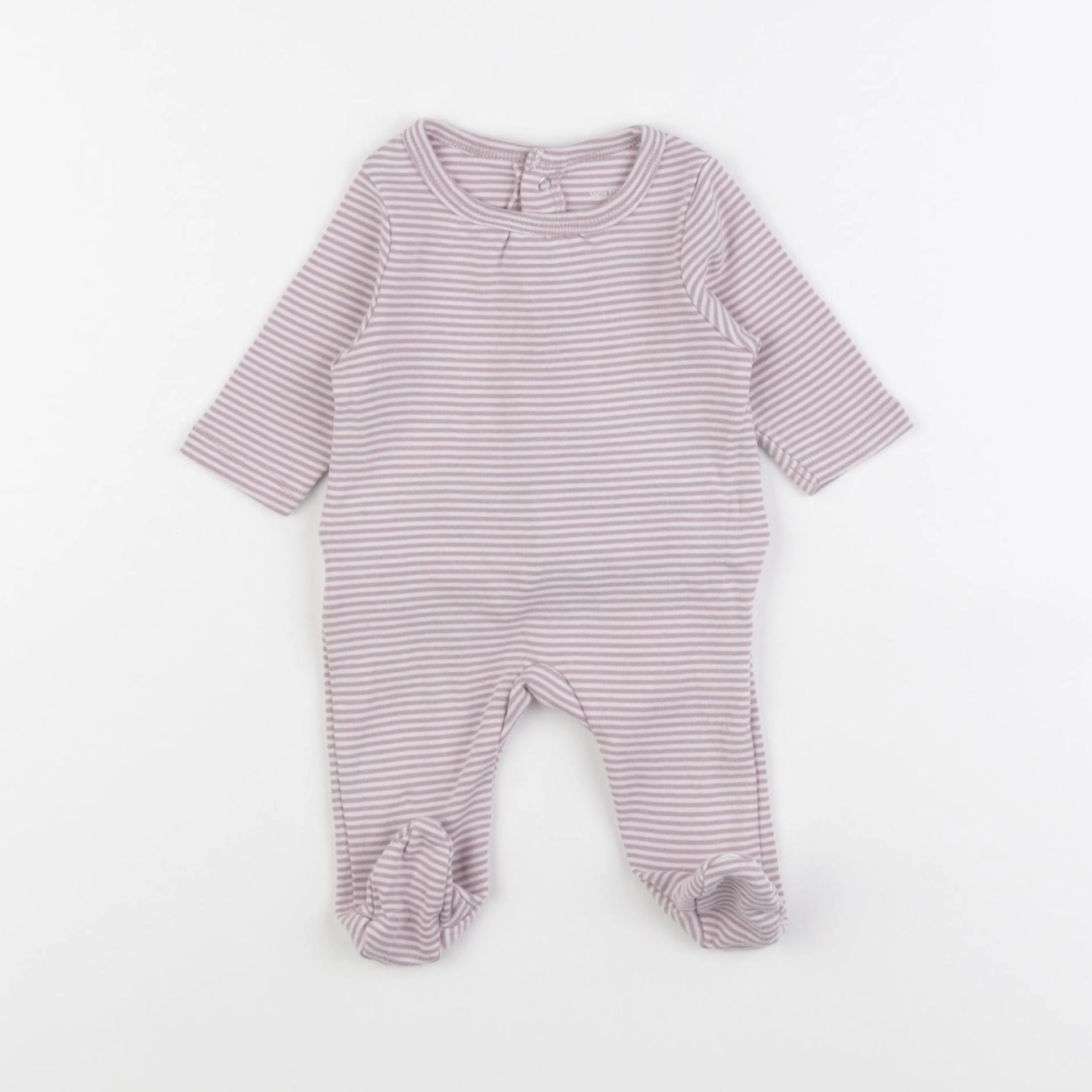 Vertbaudet - pyjama coton rose - 1 mois