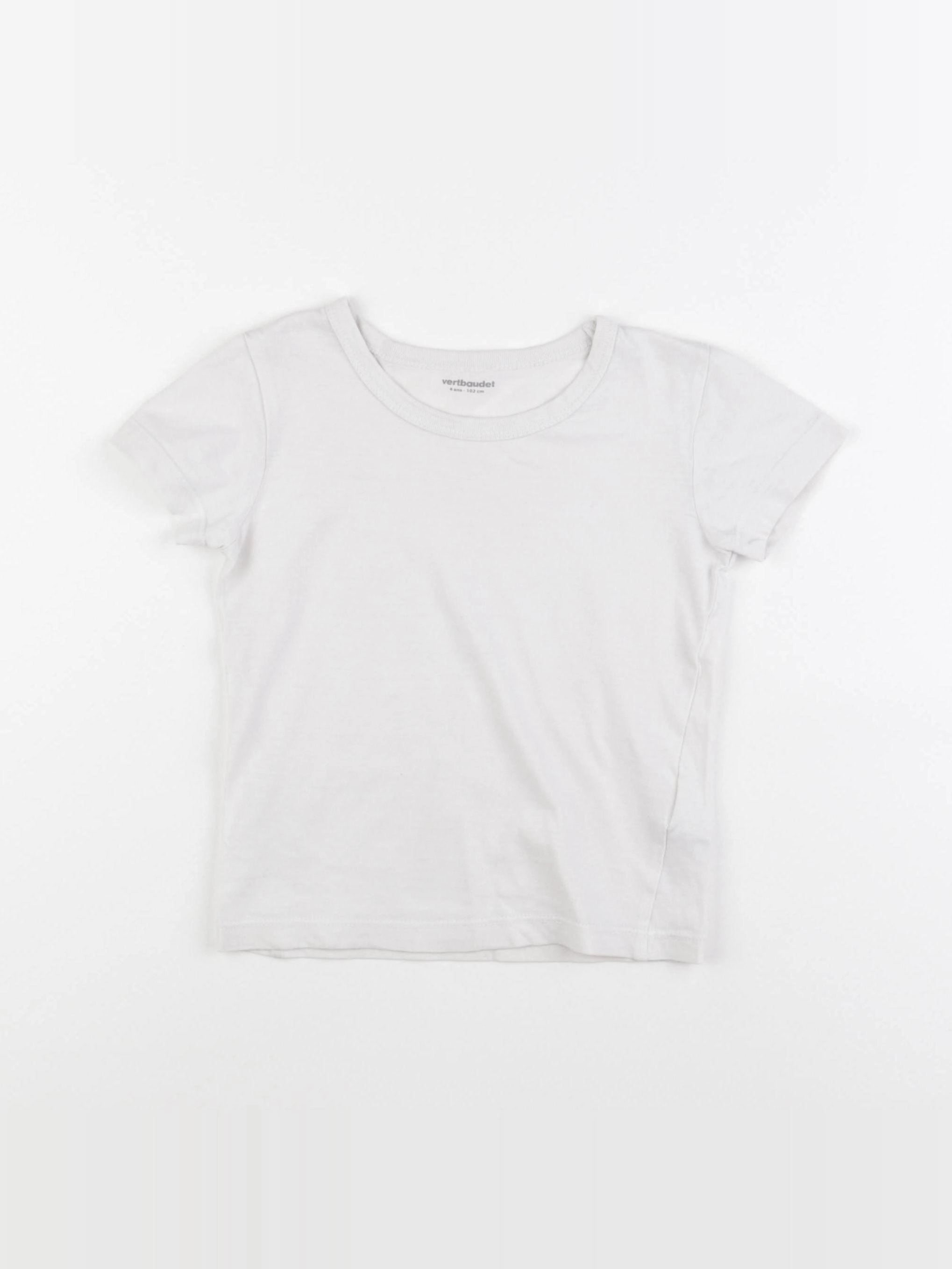 Vertbaudet - maillot de corps blanc - 4 ans