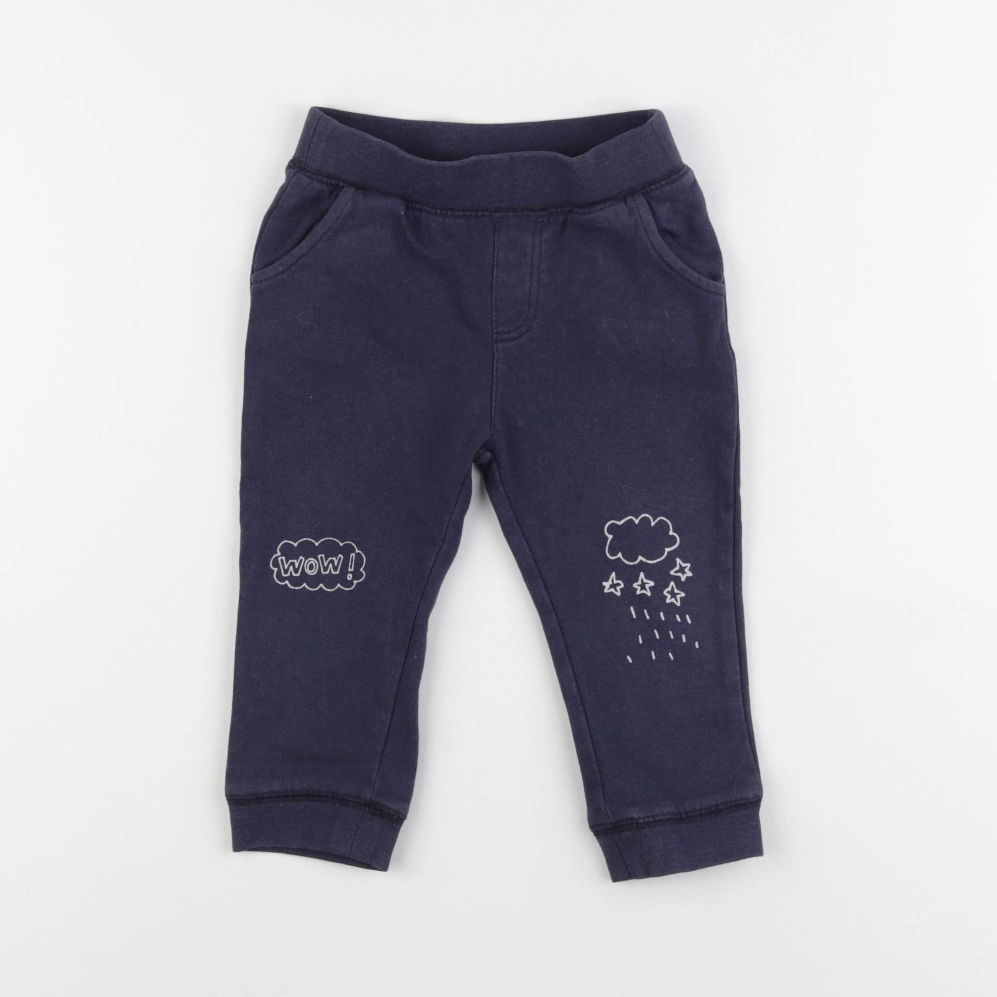Vertbaudet - jogging bleu - 18 mois