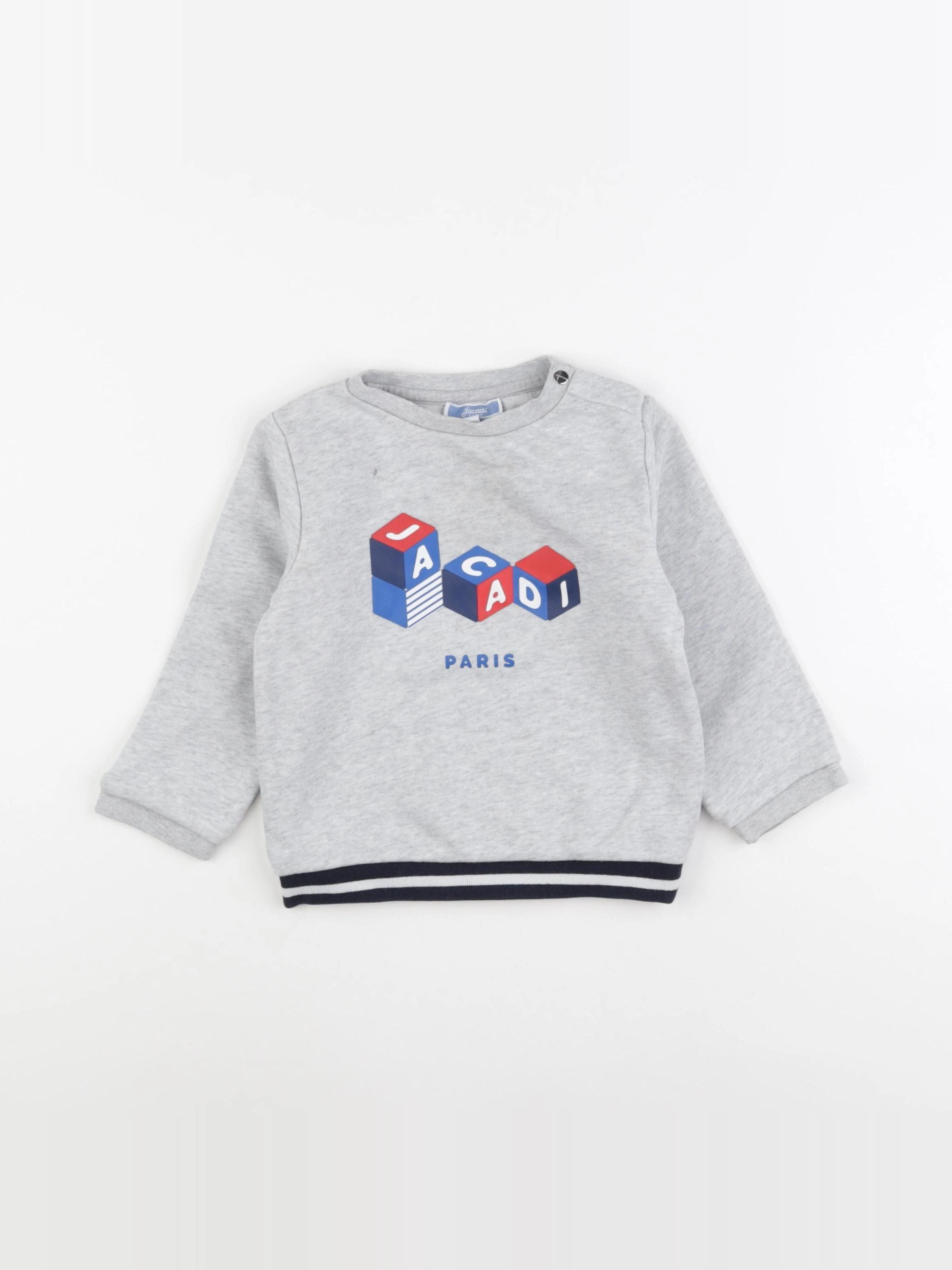 Jacadi - sweat gris - 36 mois