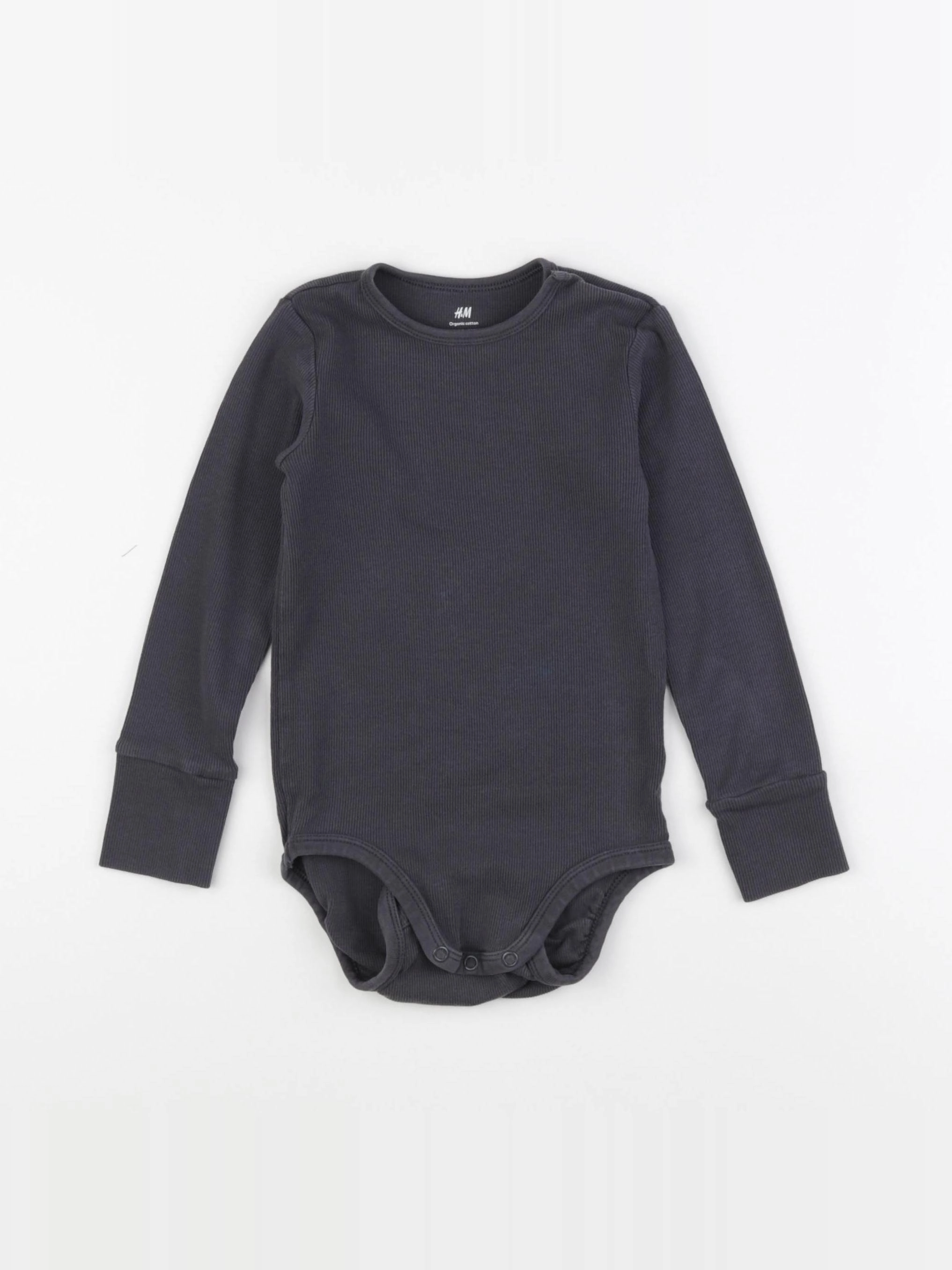 H&M - body gris - 18/24 mois