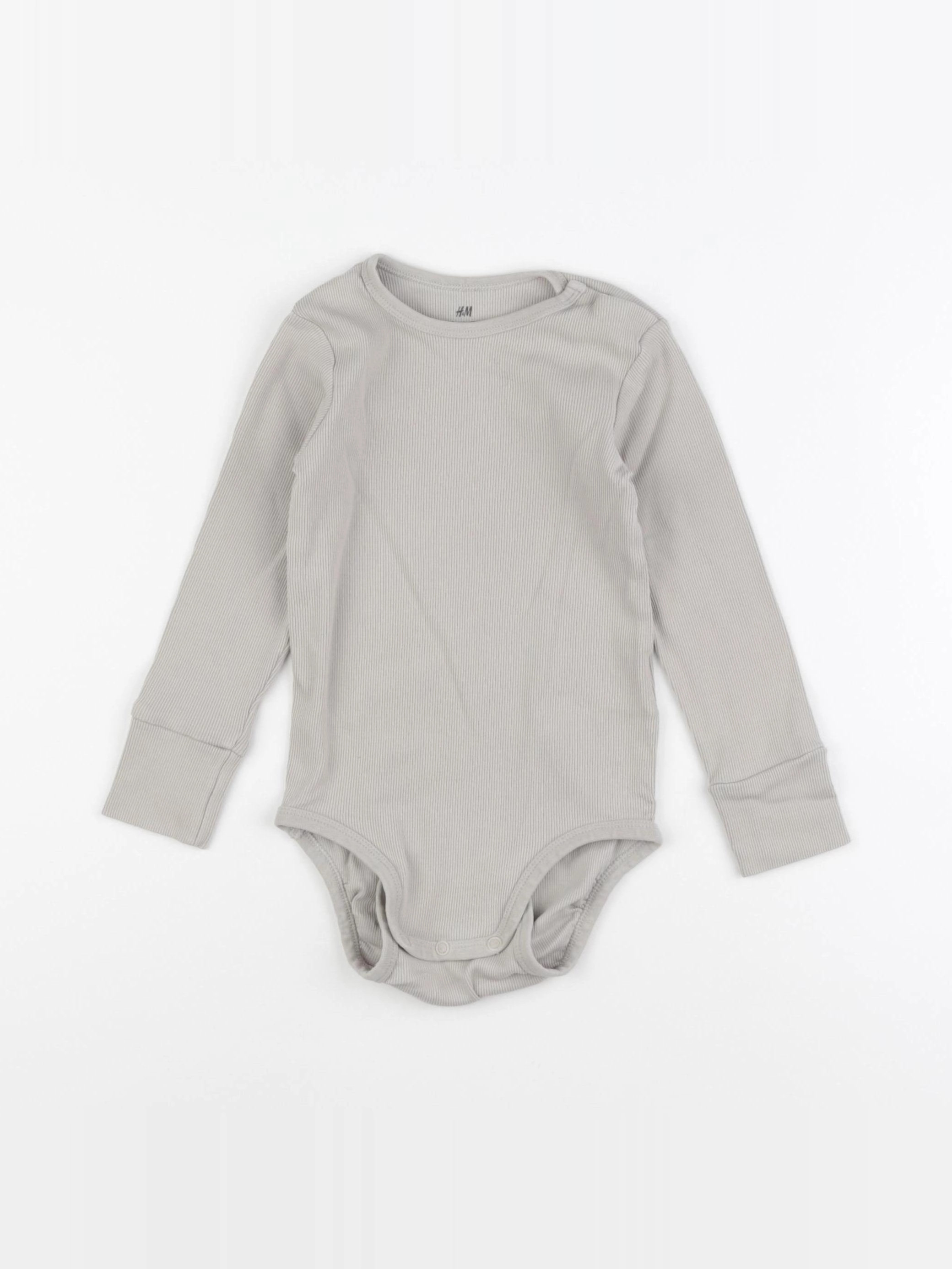 H&M - body beige - 18/24 mois
