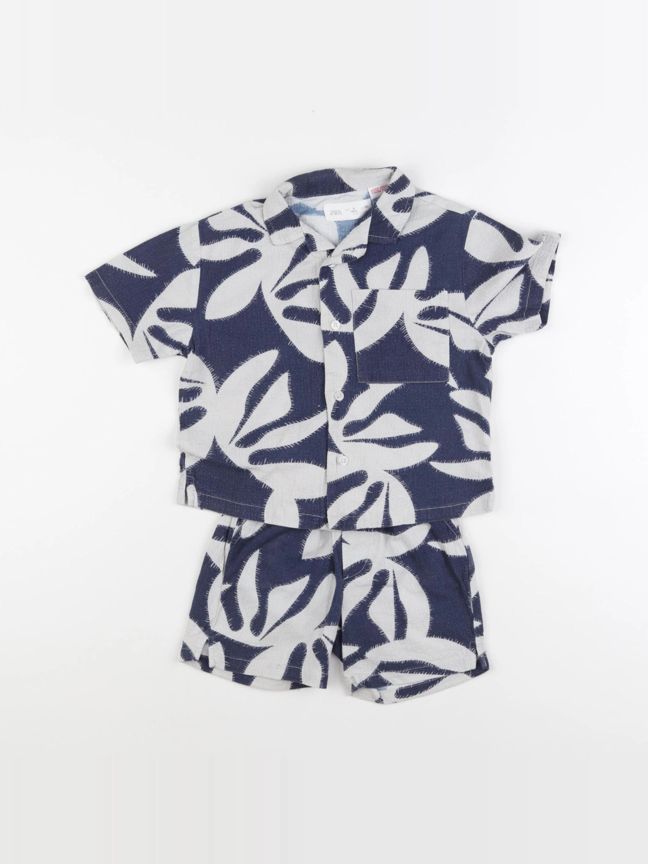 Zara - ensemble bleu - 3 ans