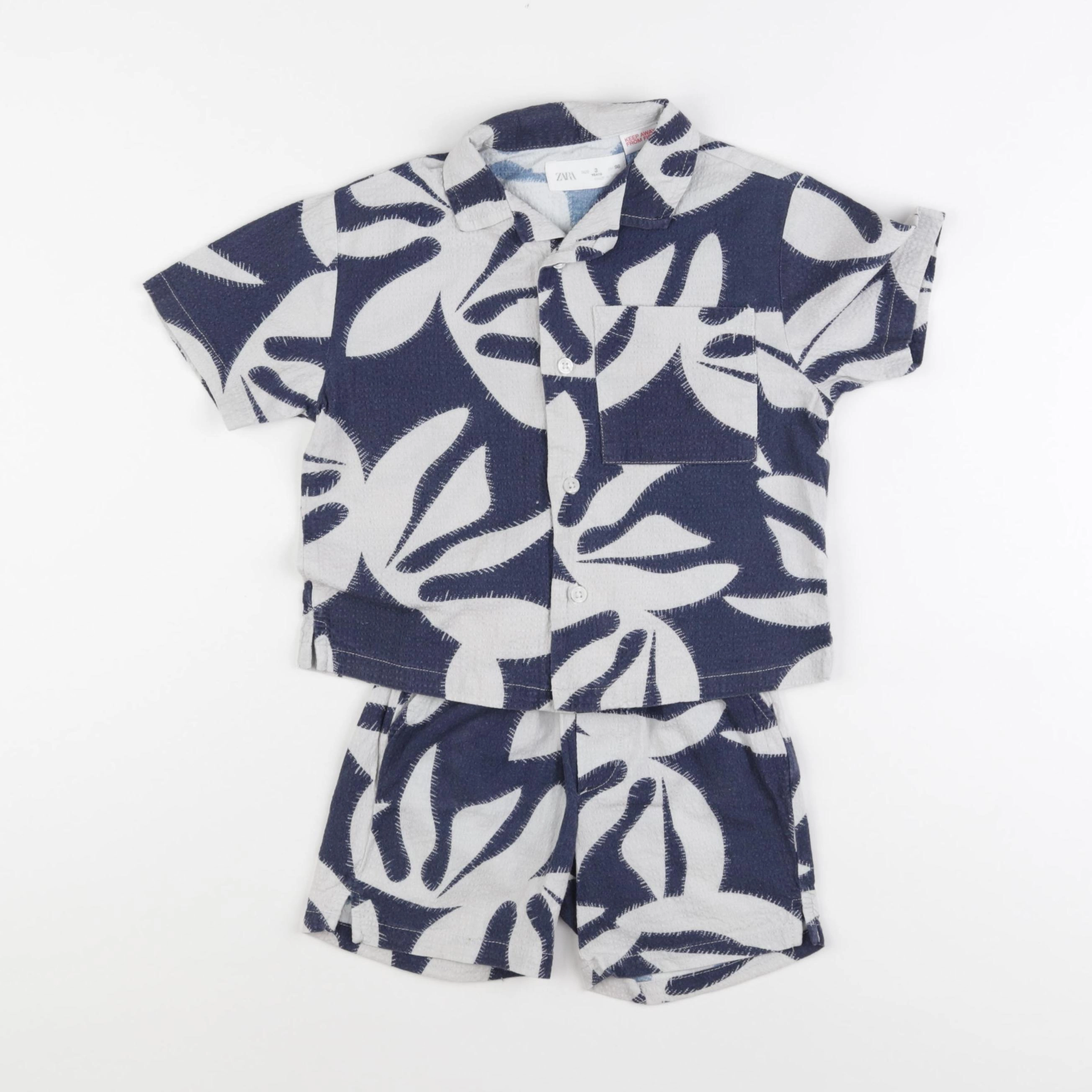 Zara - ensemble bleu - 3 ans
