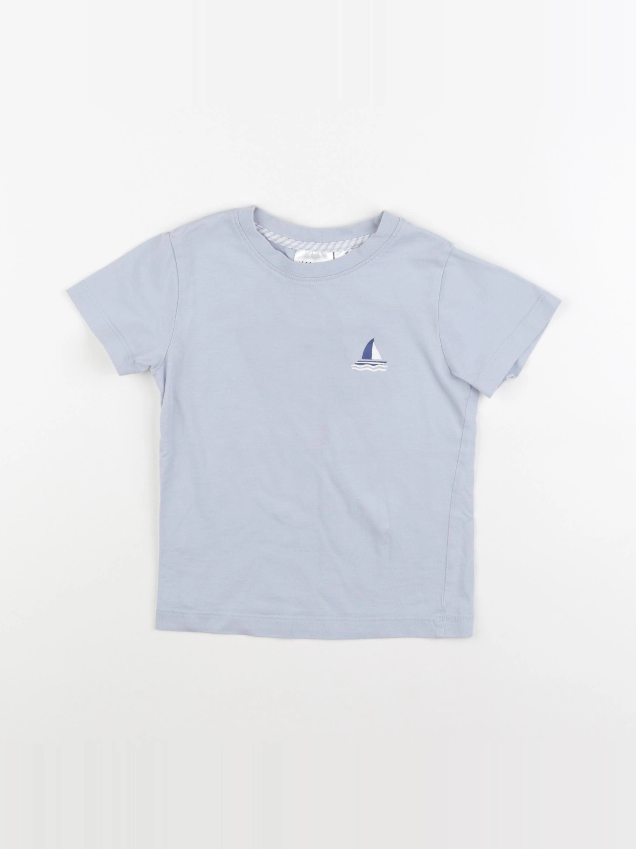 H&M - tee-shirt bleu - 18/24 mois