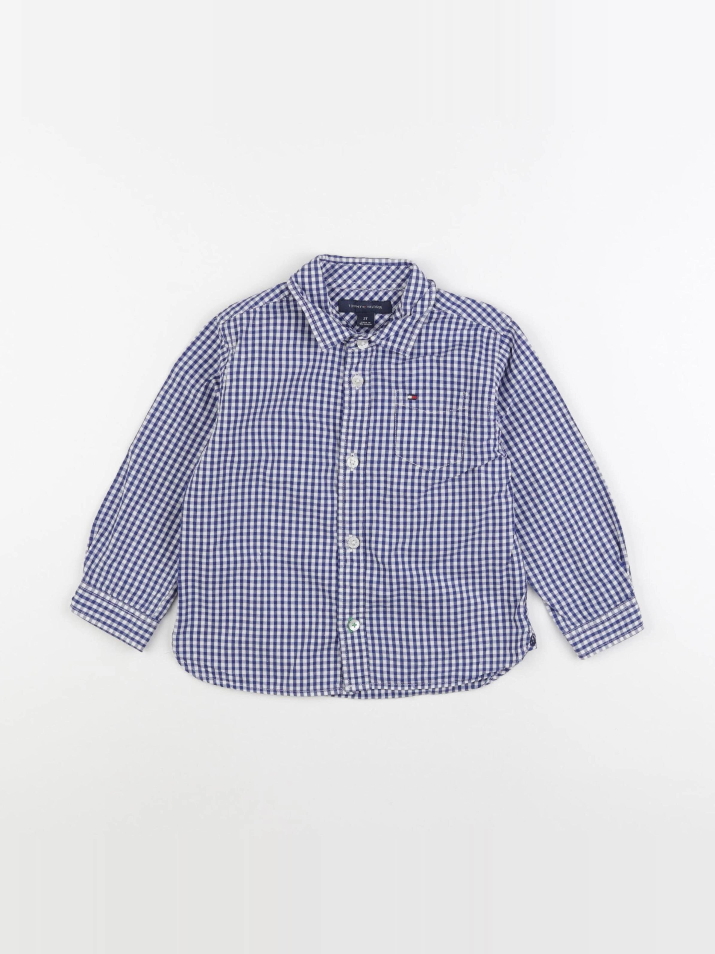 Tommy Hilfiger - chemise blanc, bleu - 2 ans