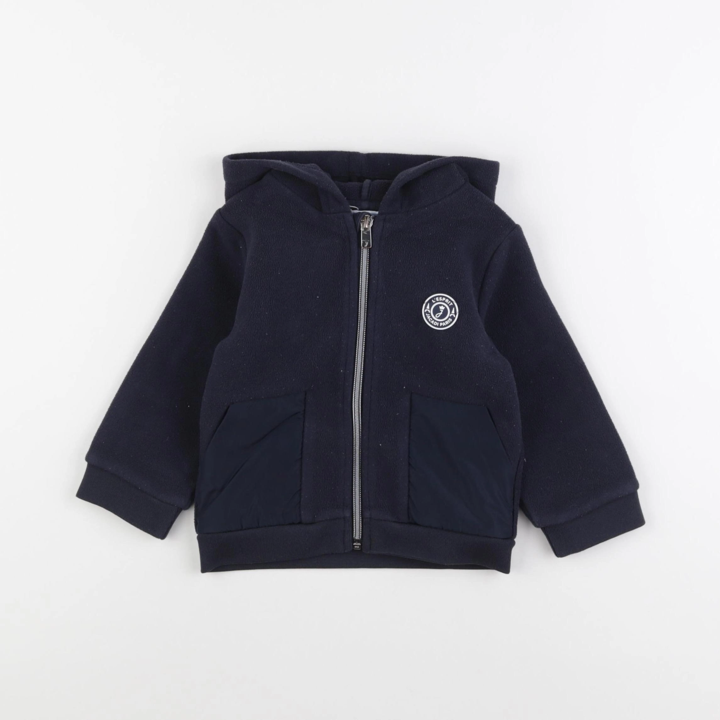 Jacadi - polaire bleu - 24 mois