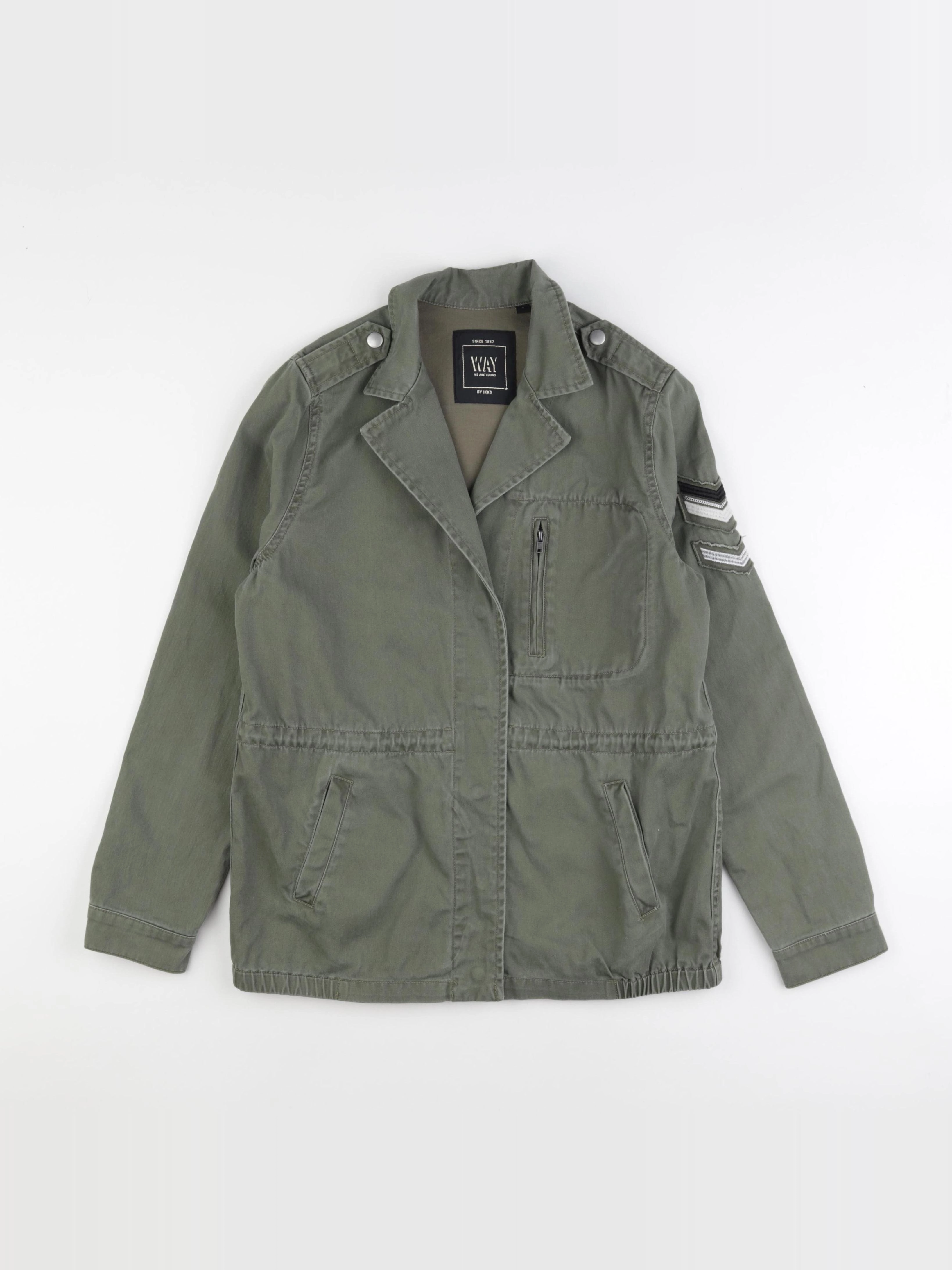 IKKS - veste imprimé au dos vert - 14 ans