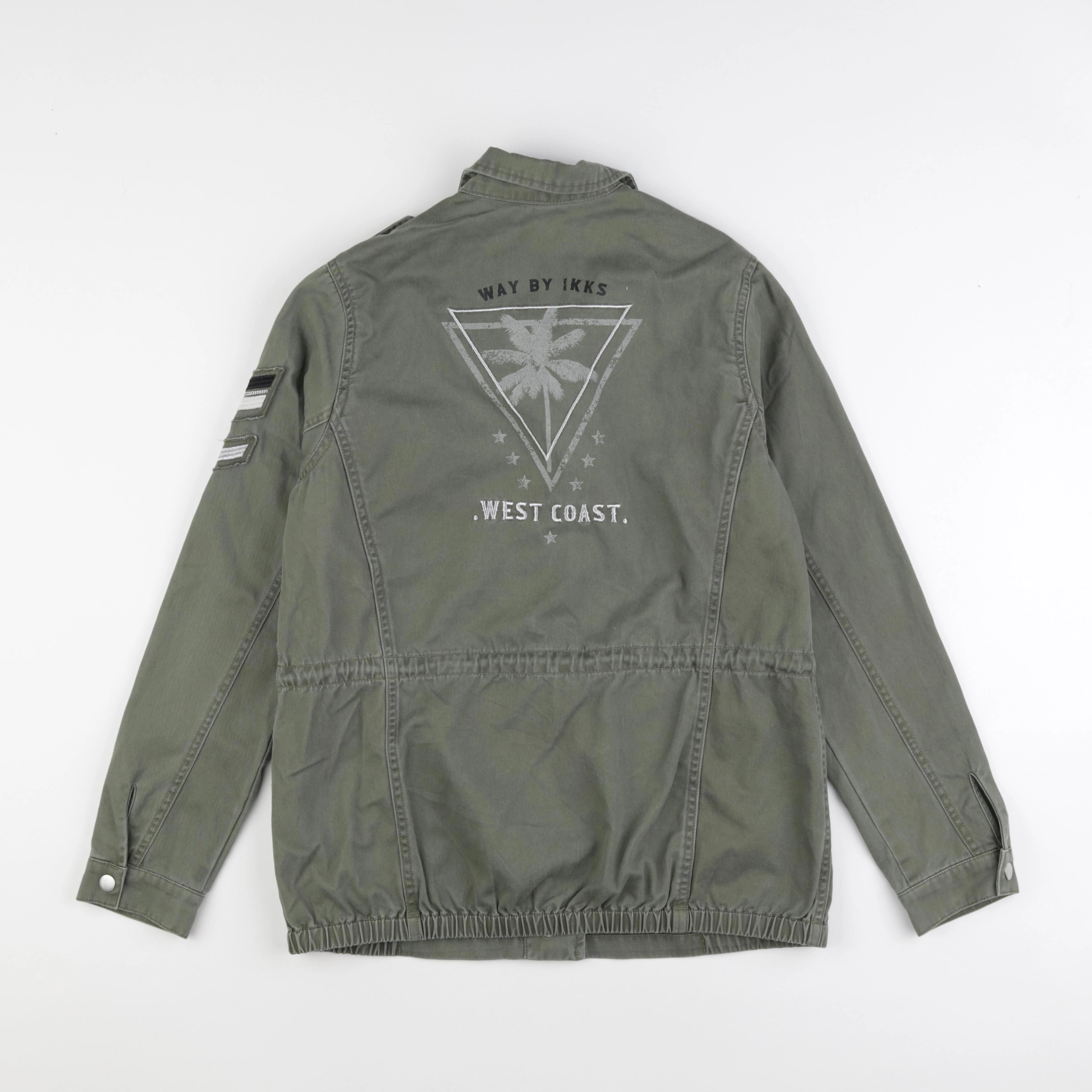 IKKS - veste imprimé au dos vert - 14 ans