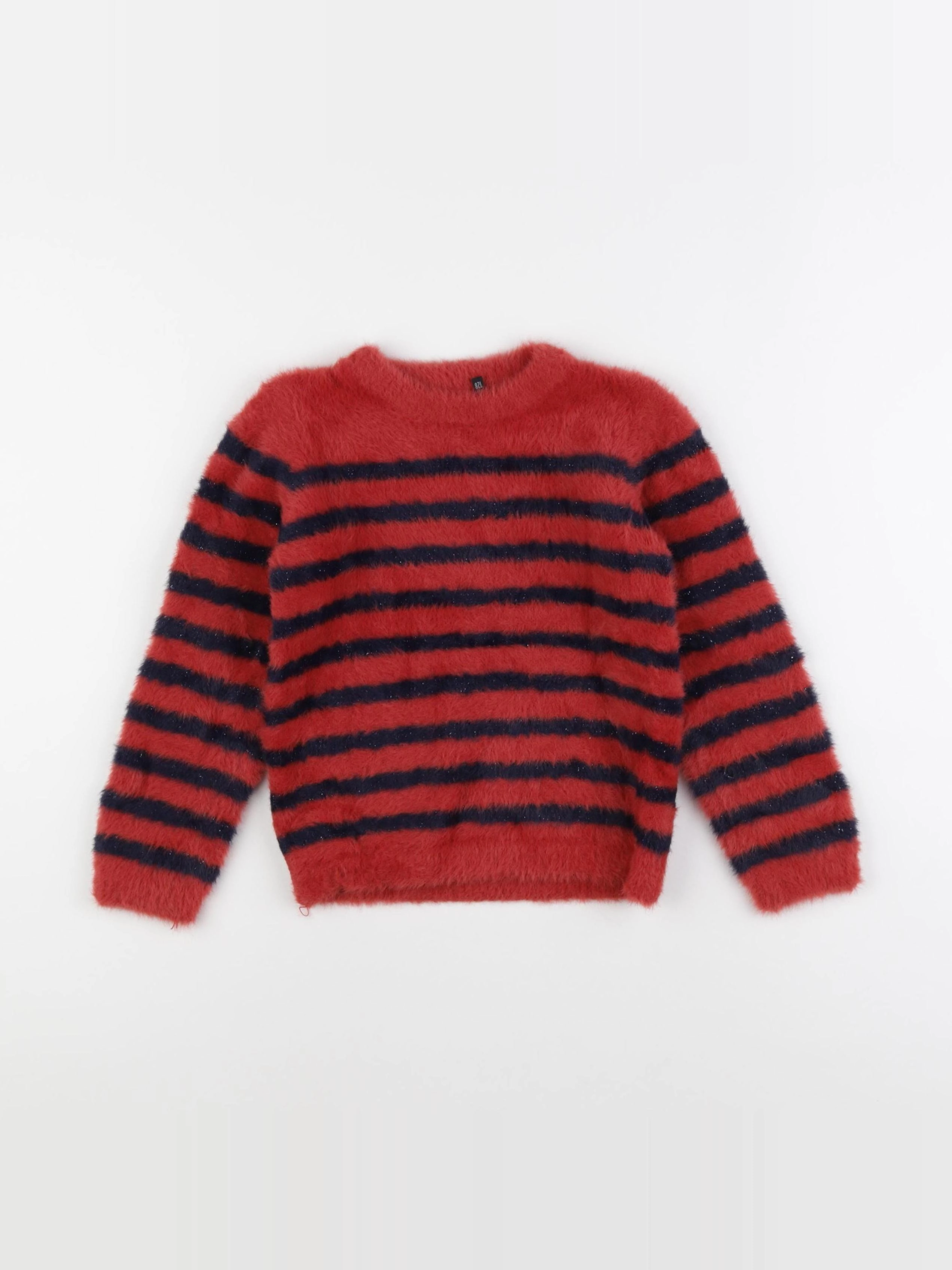 IKKS - pull rouge, bleu - 8 ans