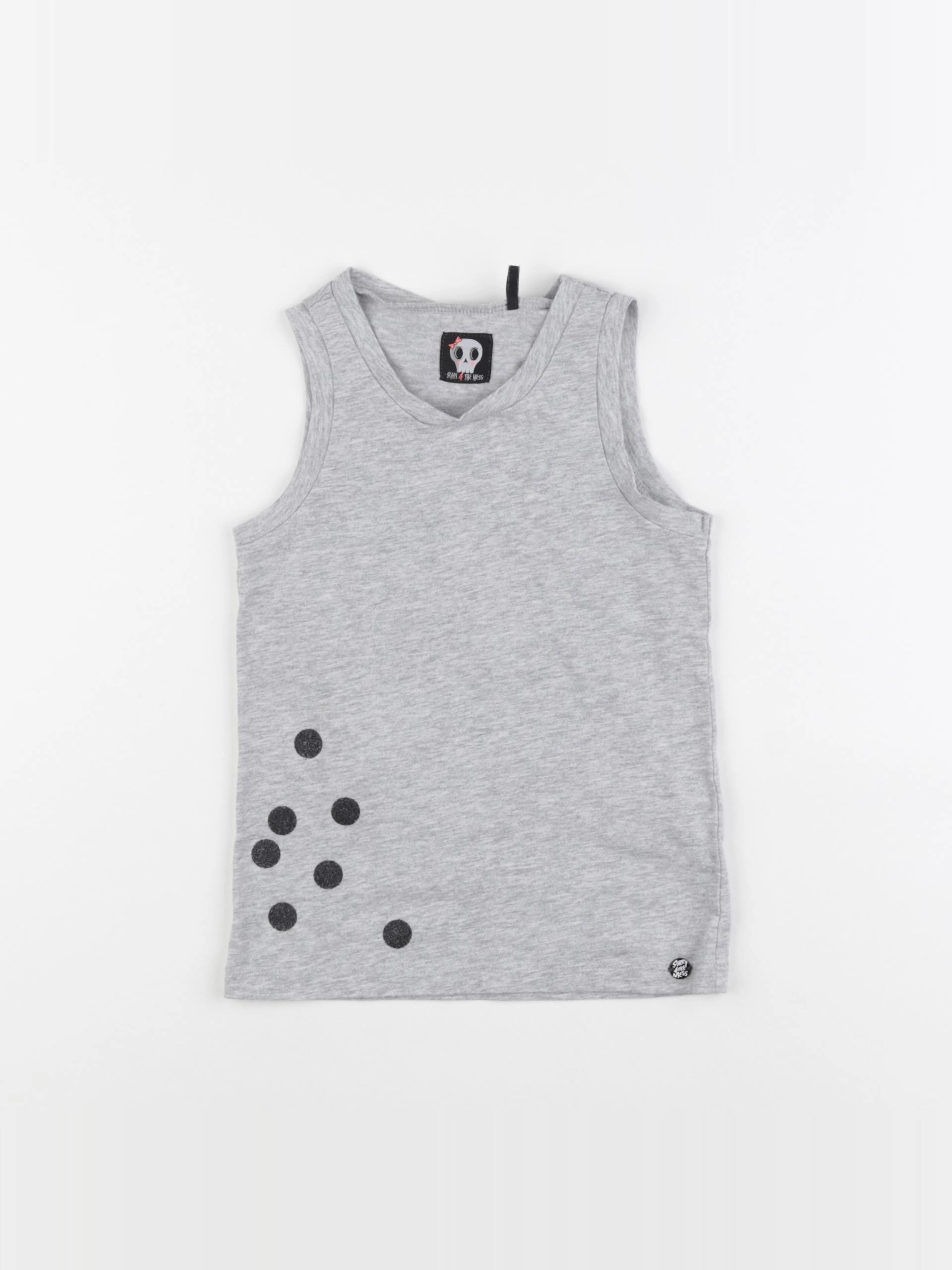 IKKS - débardeur gris - 4 ans