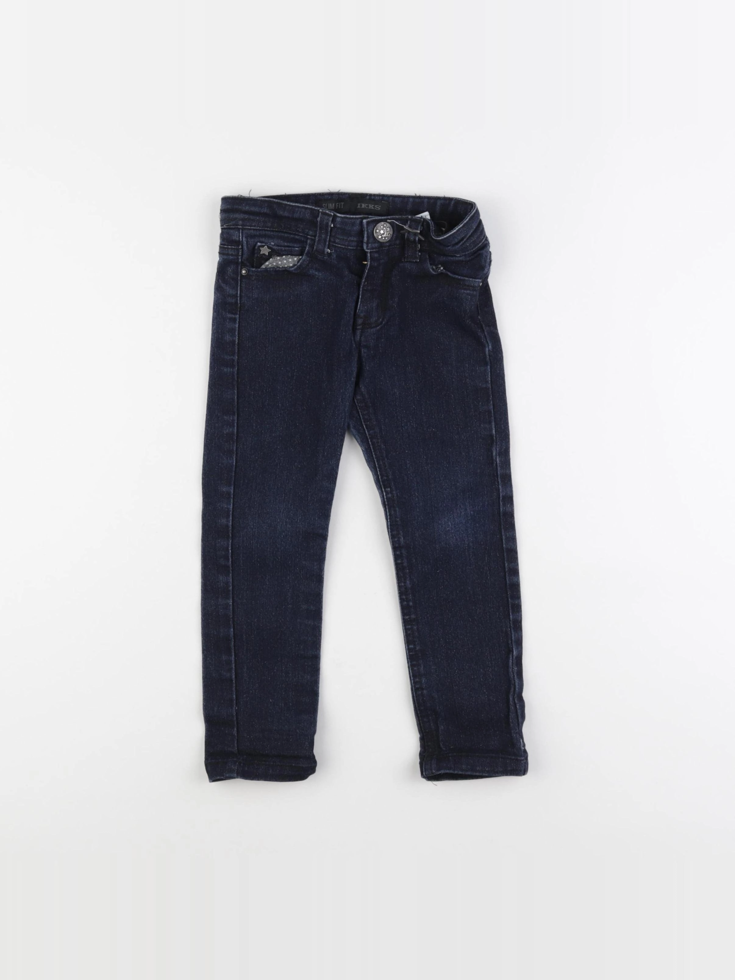 IKKS - jean bleu, or - 3 ans