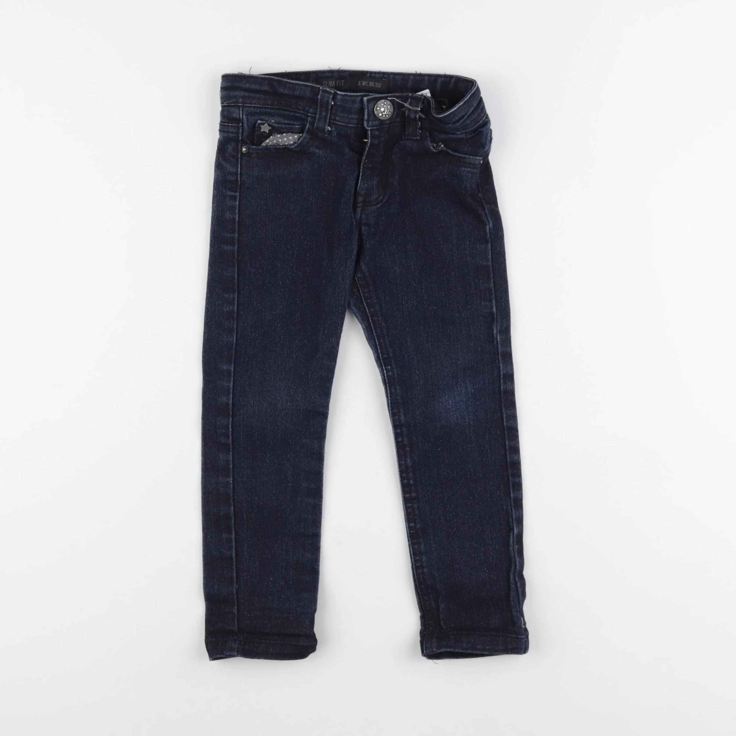 IKKS - jean bleu, or - 3 ans