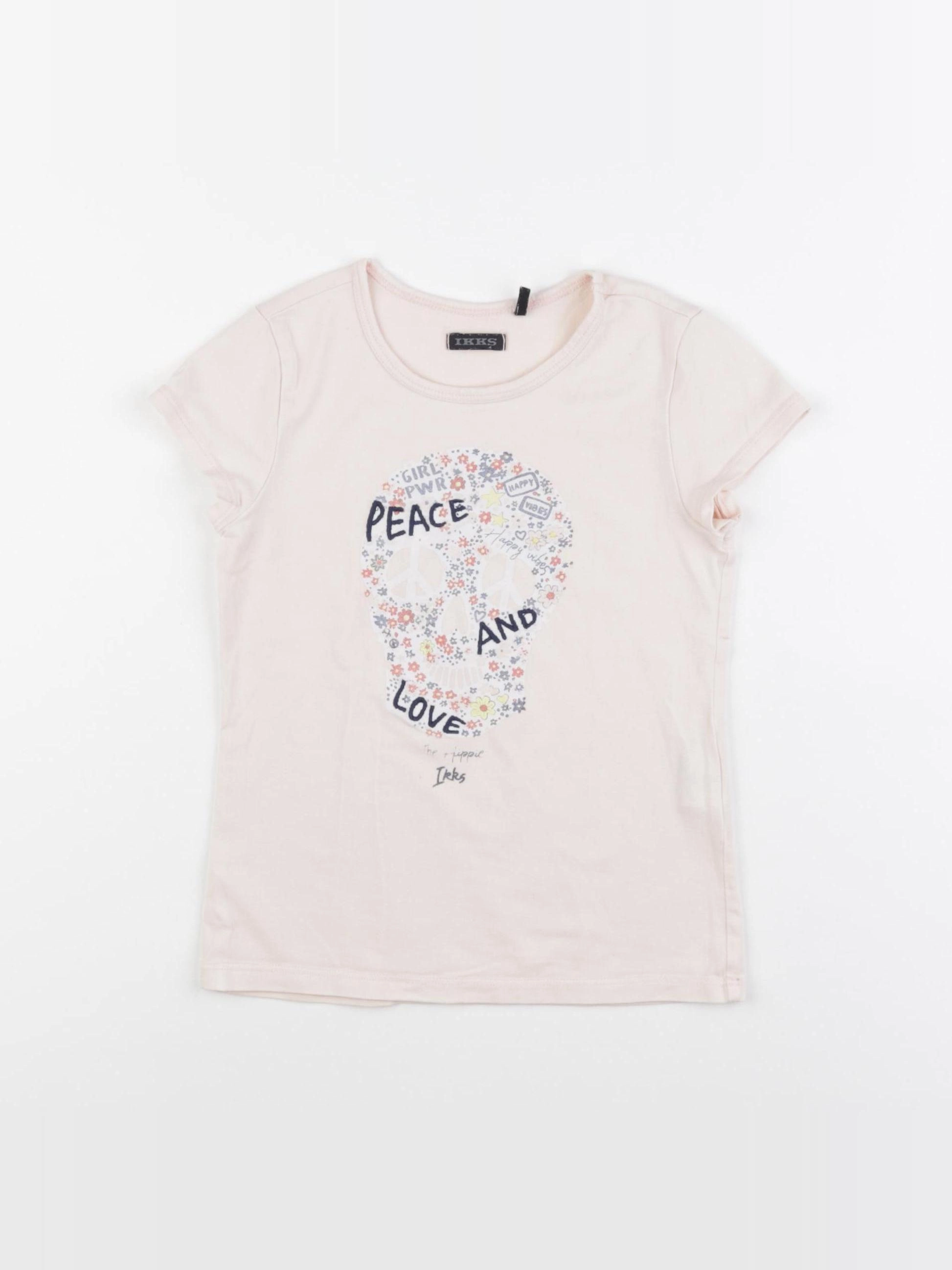 IKKS - tee-shirt rose - 6 ans