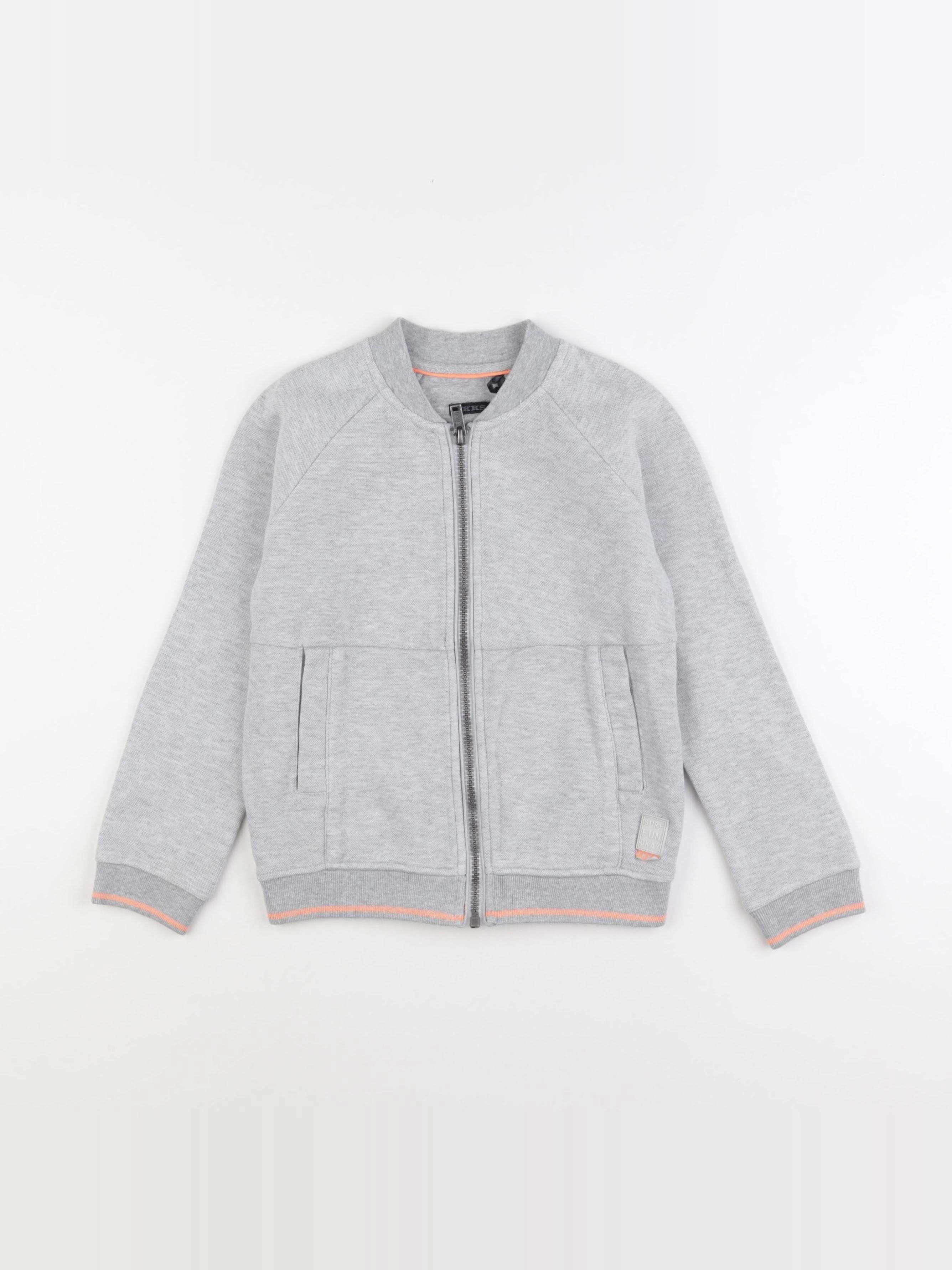IKKS - sweat gris - 6 ans