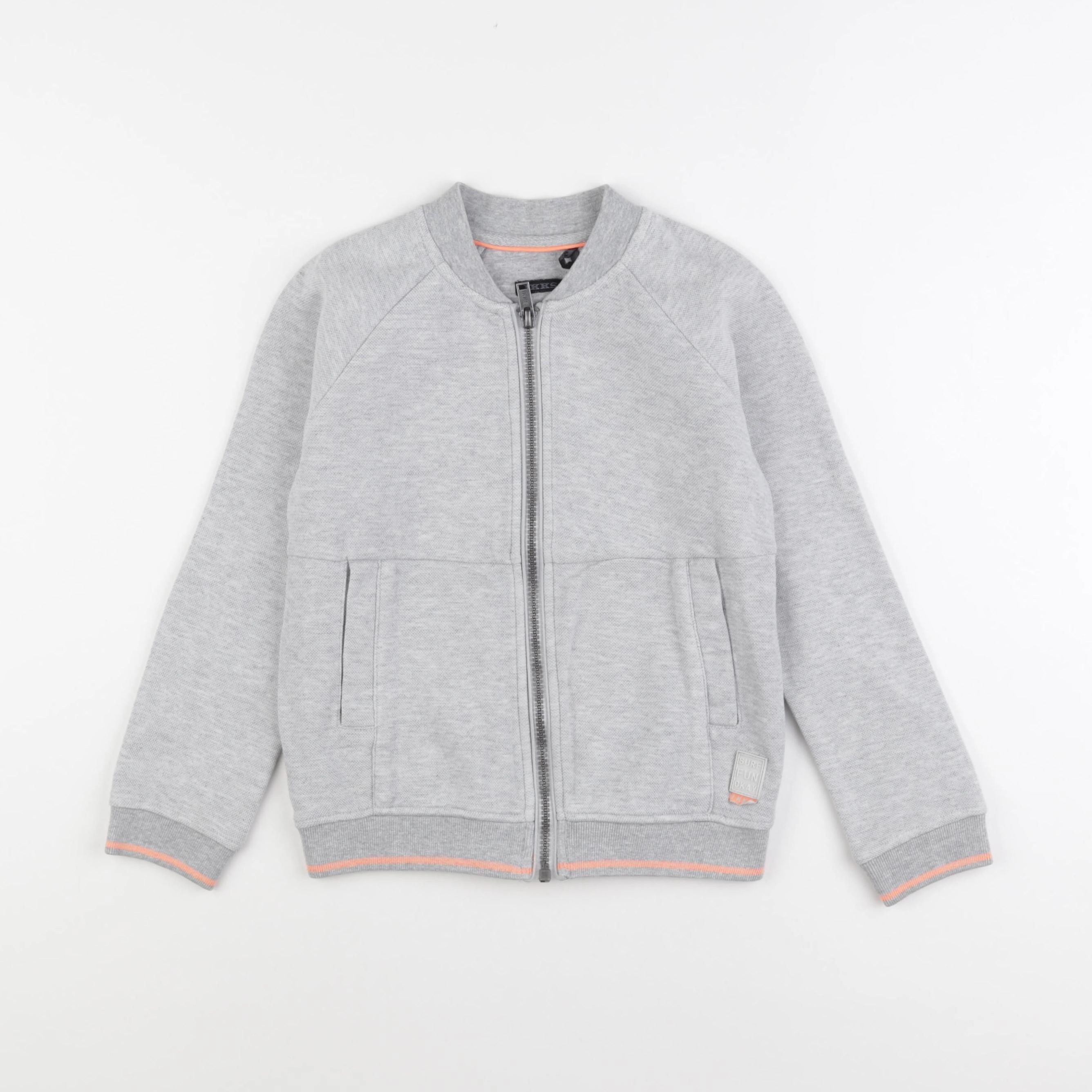 IKKS - sweat gris - 6 ans