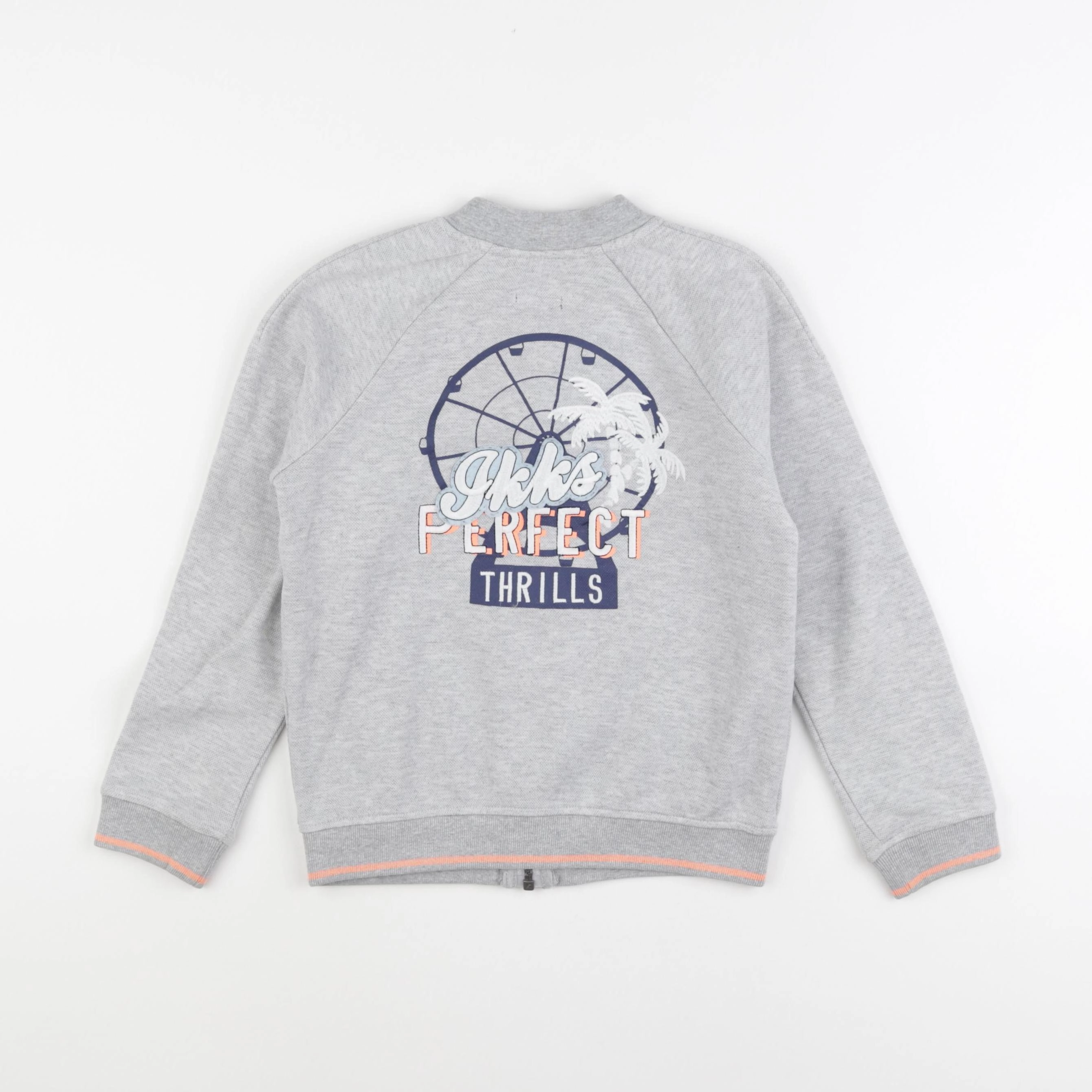 IKKS - sweat gris - 6 ans