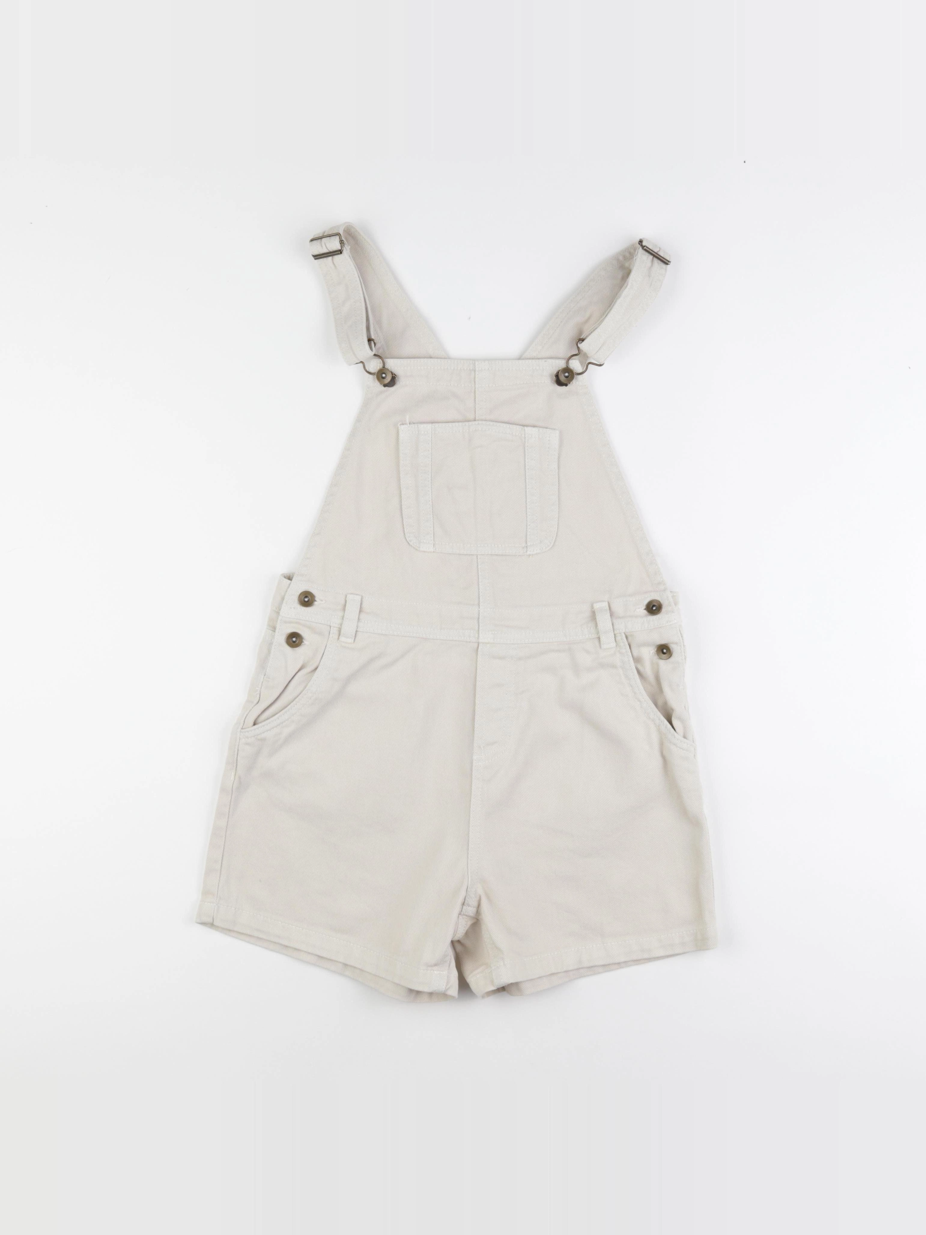 Monoprix - salopette beige - 12 ans