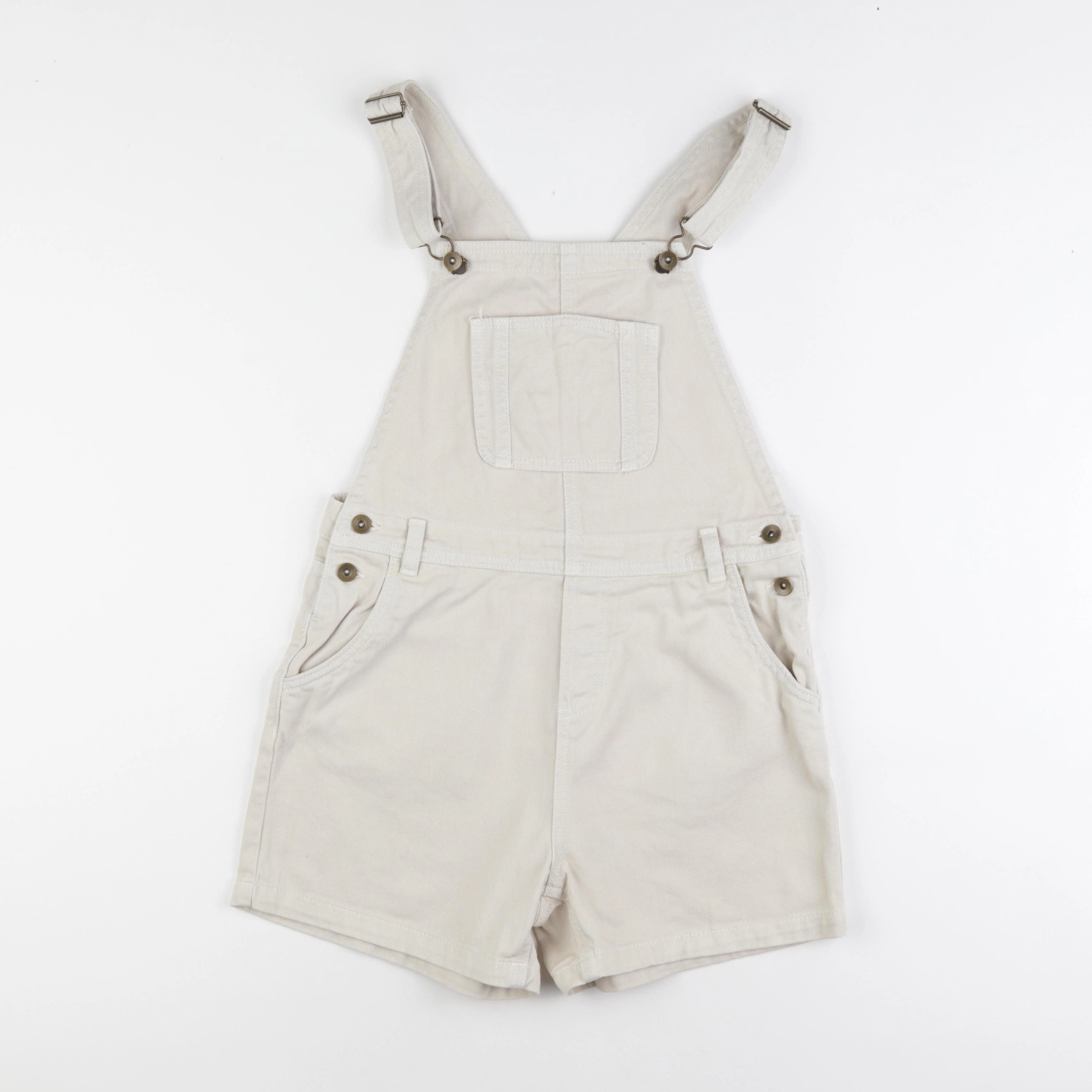 Monoprix - salopette beige - 12 ans