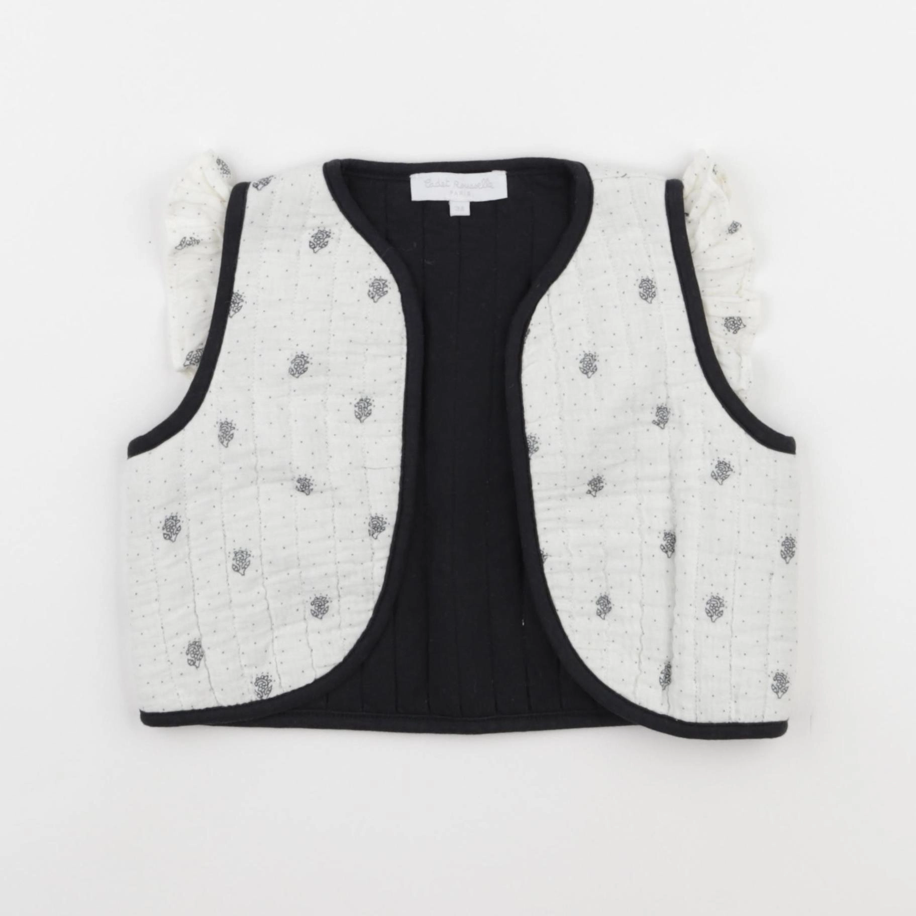 Cadet Rousselle - gilet blanc - 3 ans