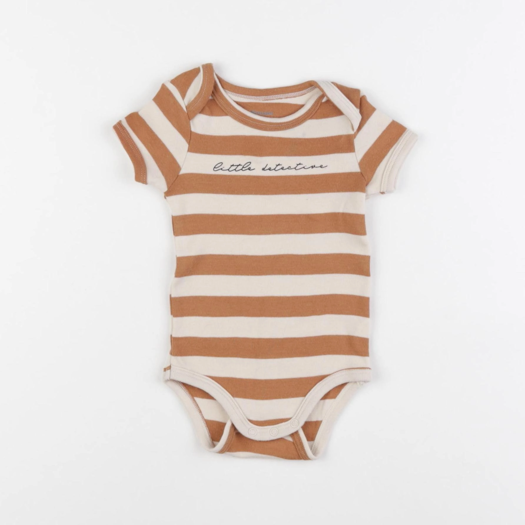 Vertbaudet - body marron - 6 mois
