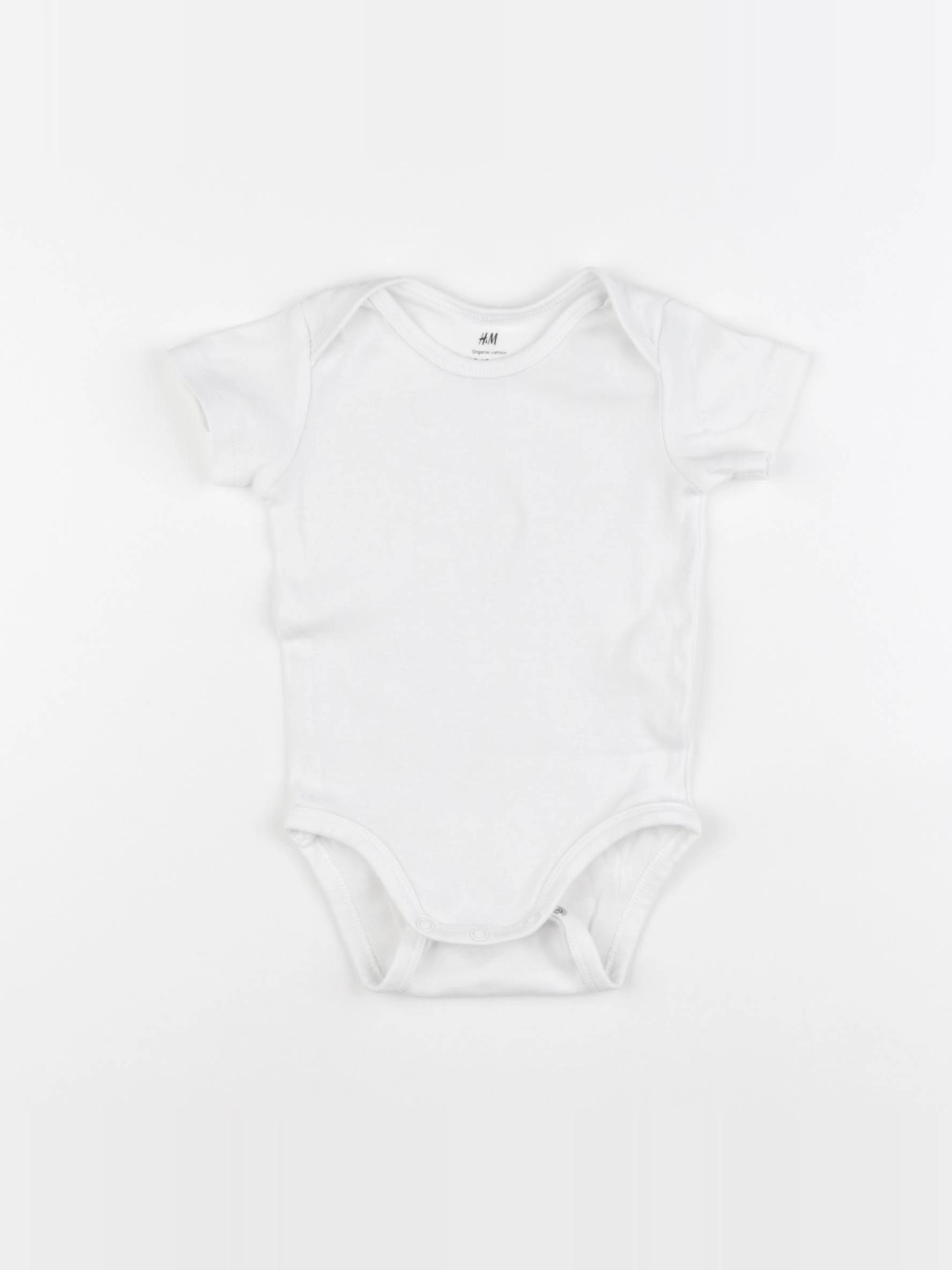 H&M - body blanc - 3/6 mois