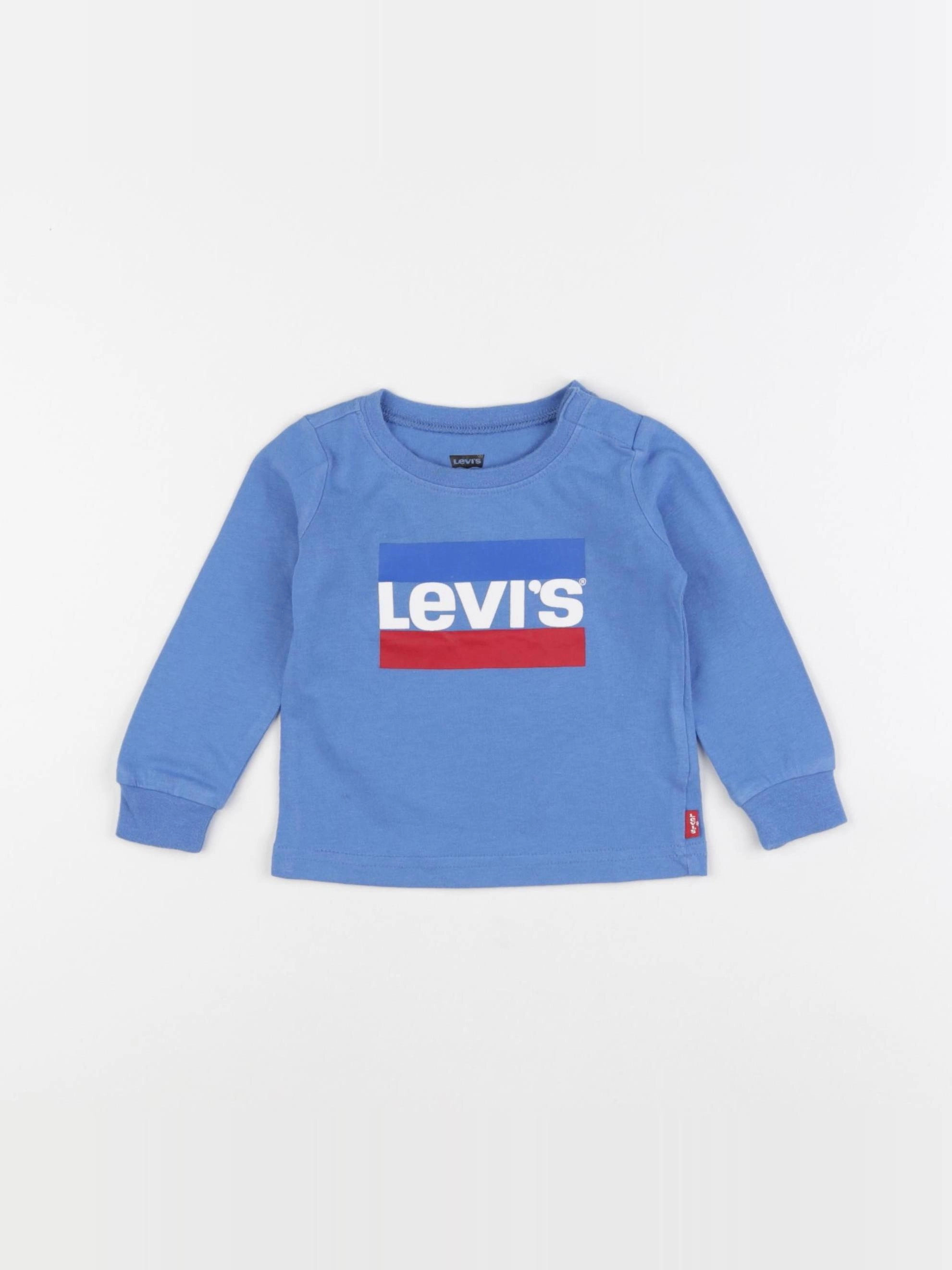 Levi's - tee-shirt bleu - 9 mois