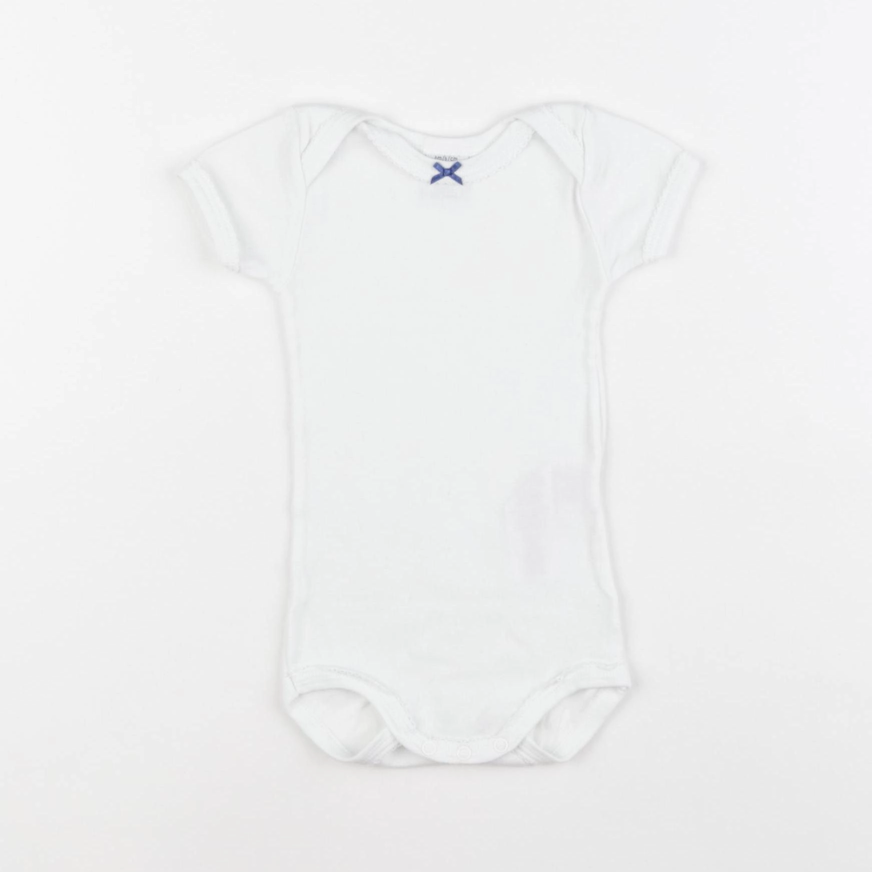 Petit Bateau - body blanc - 6 mois