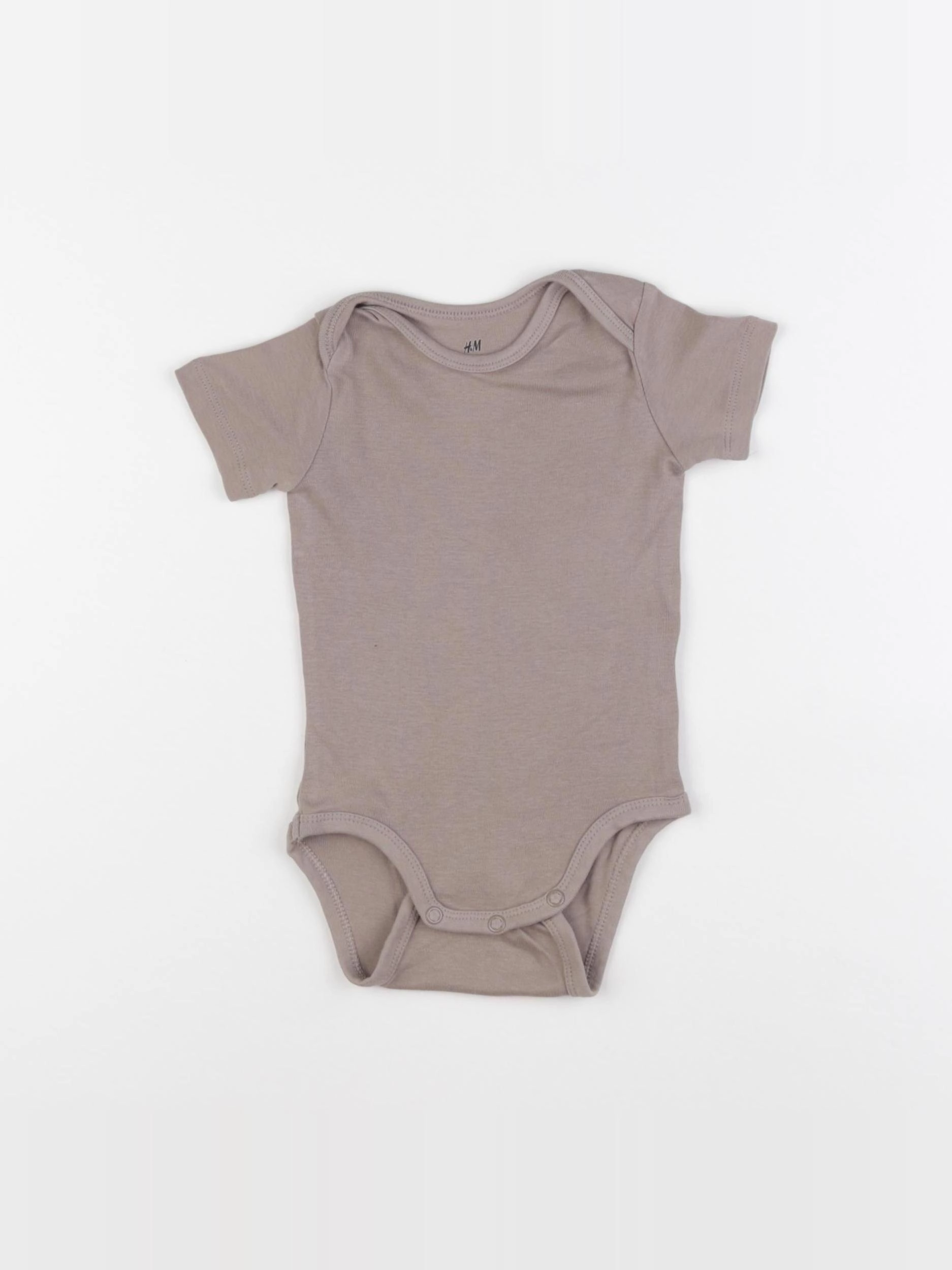 H&M - body marron - 3/6 mois