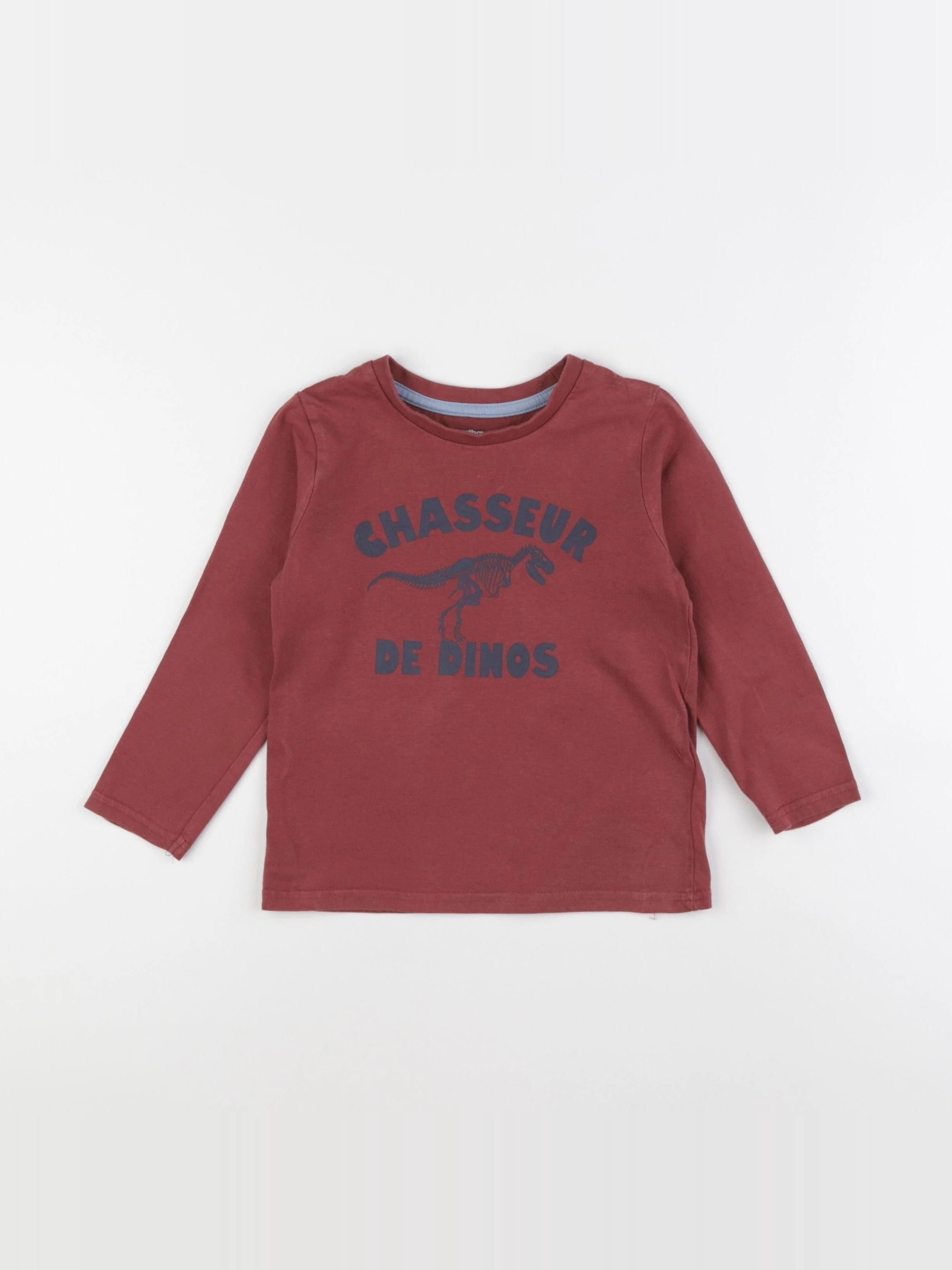 Vertbaudet - tee-shirt rouge - 4 ans