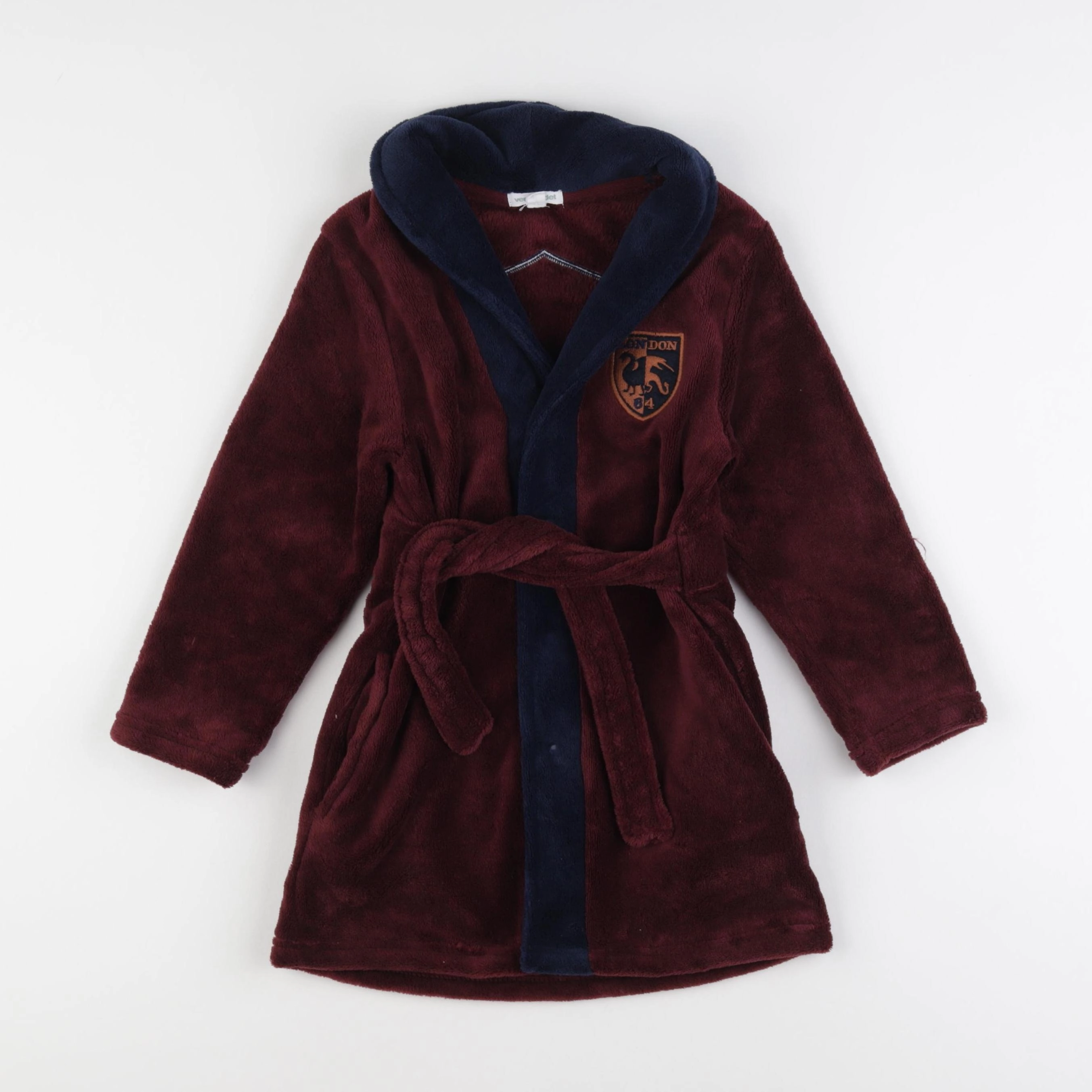 Vertbaudet - robe de chambre rouge - 5 ans