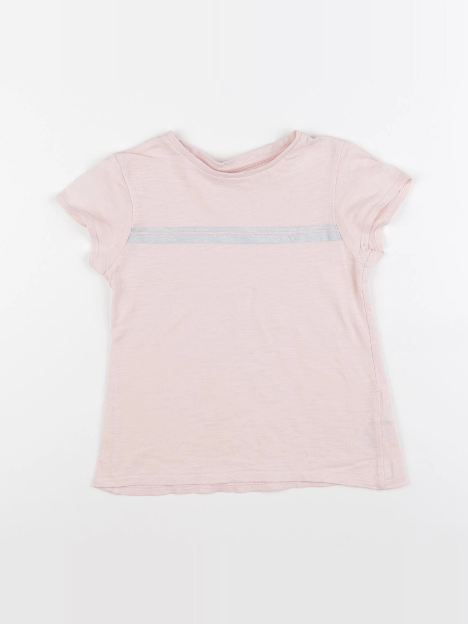Vertbaudet - tee-shirt rose - 6 ans