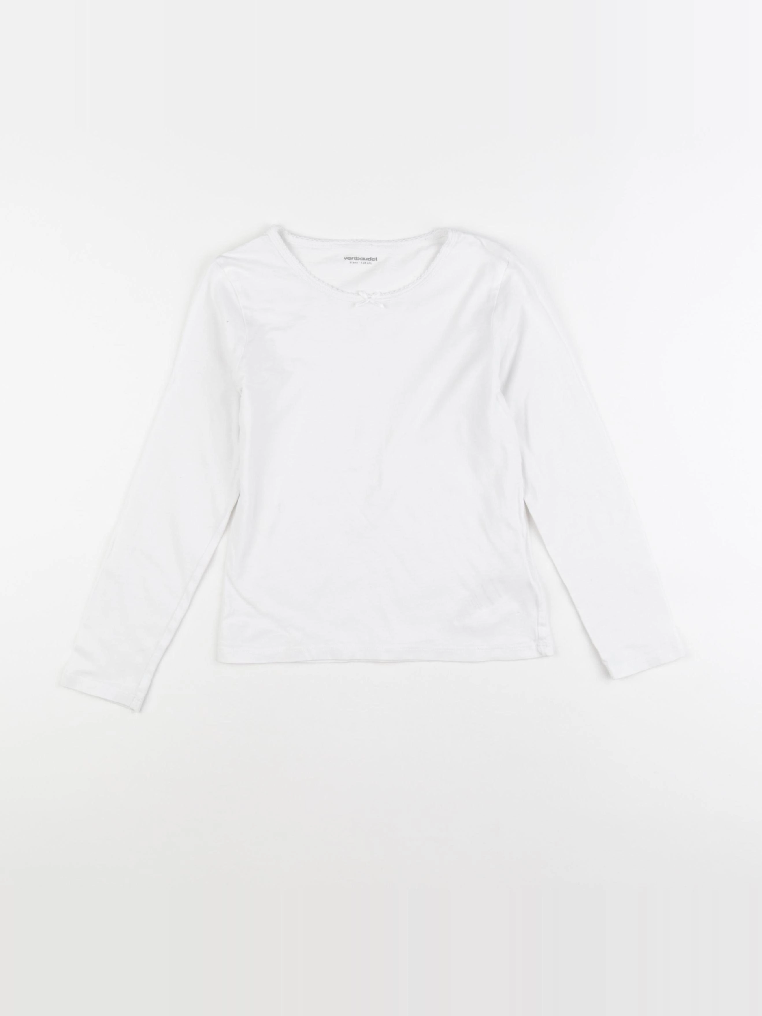 Vertbaudet - maillot de corps blanc - 8 ans
