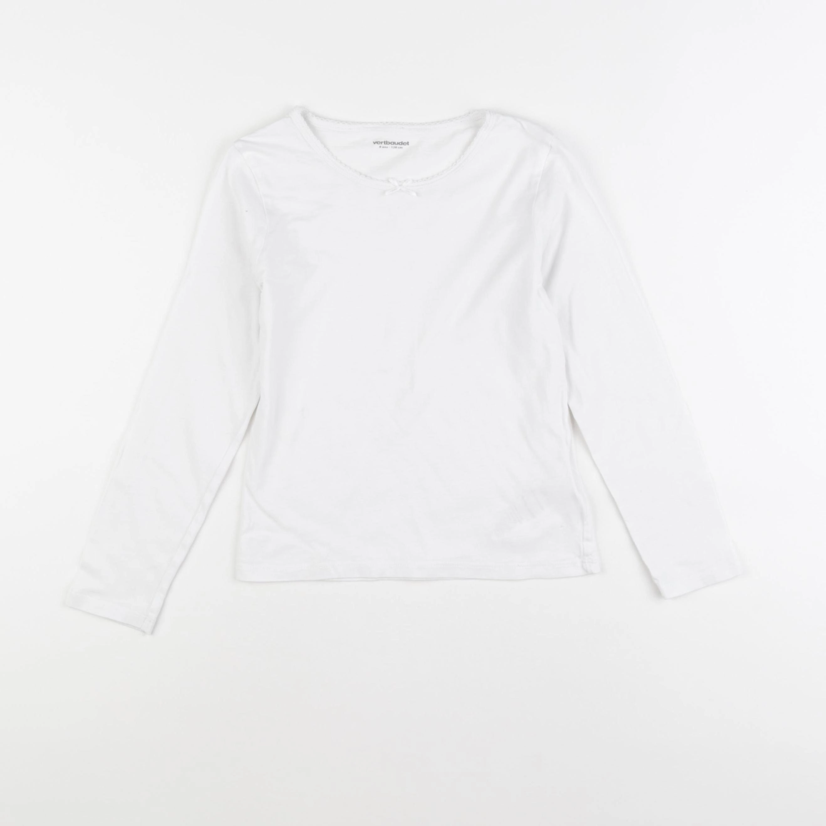 Vertbaudet - maillot de corps blanc - 8 ans