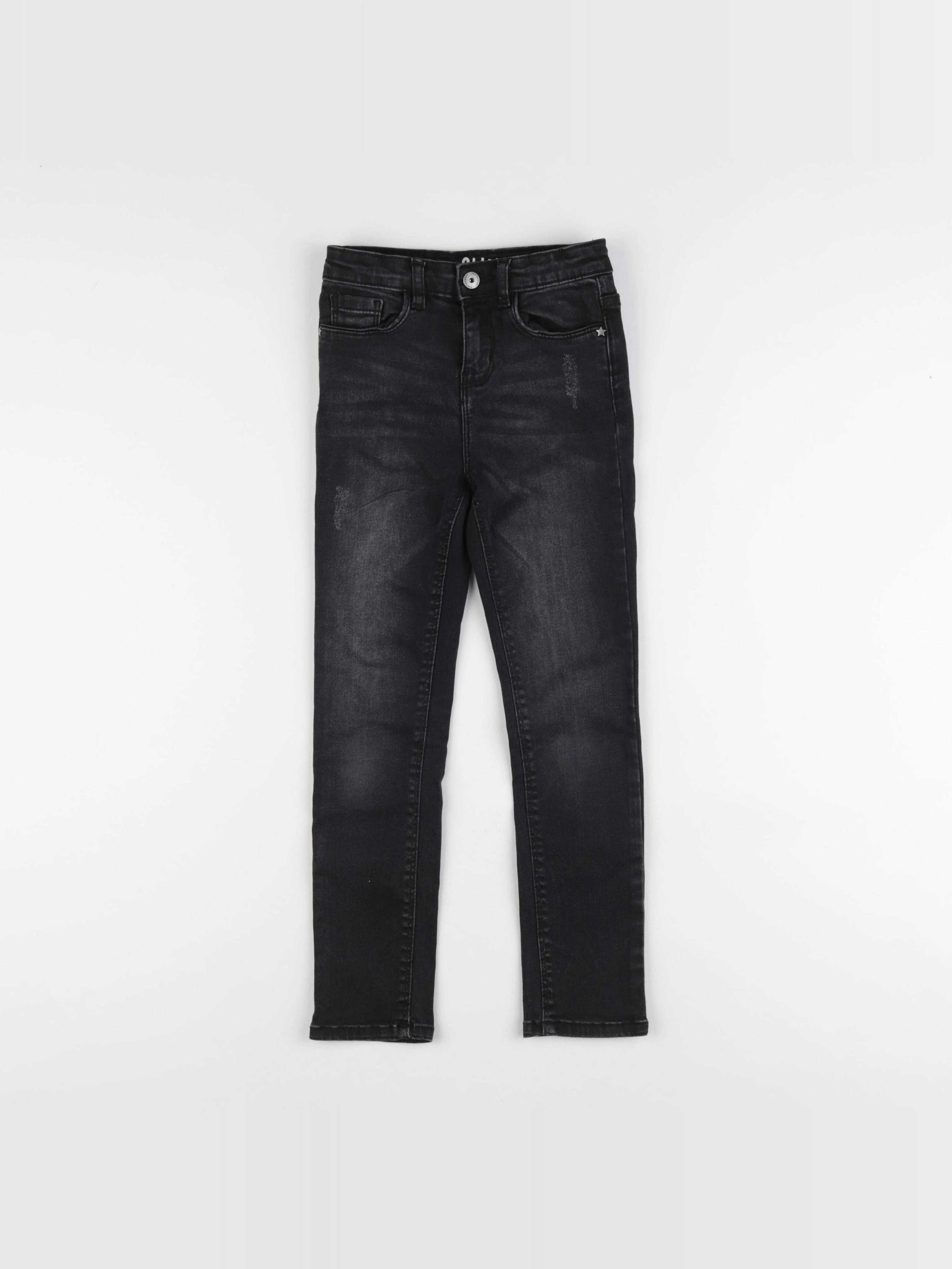 Vertbaudet - jean noir - 7 ans