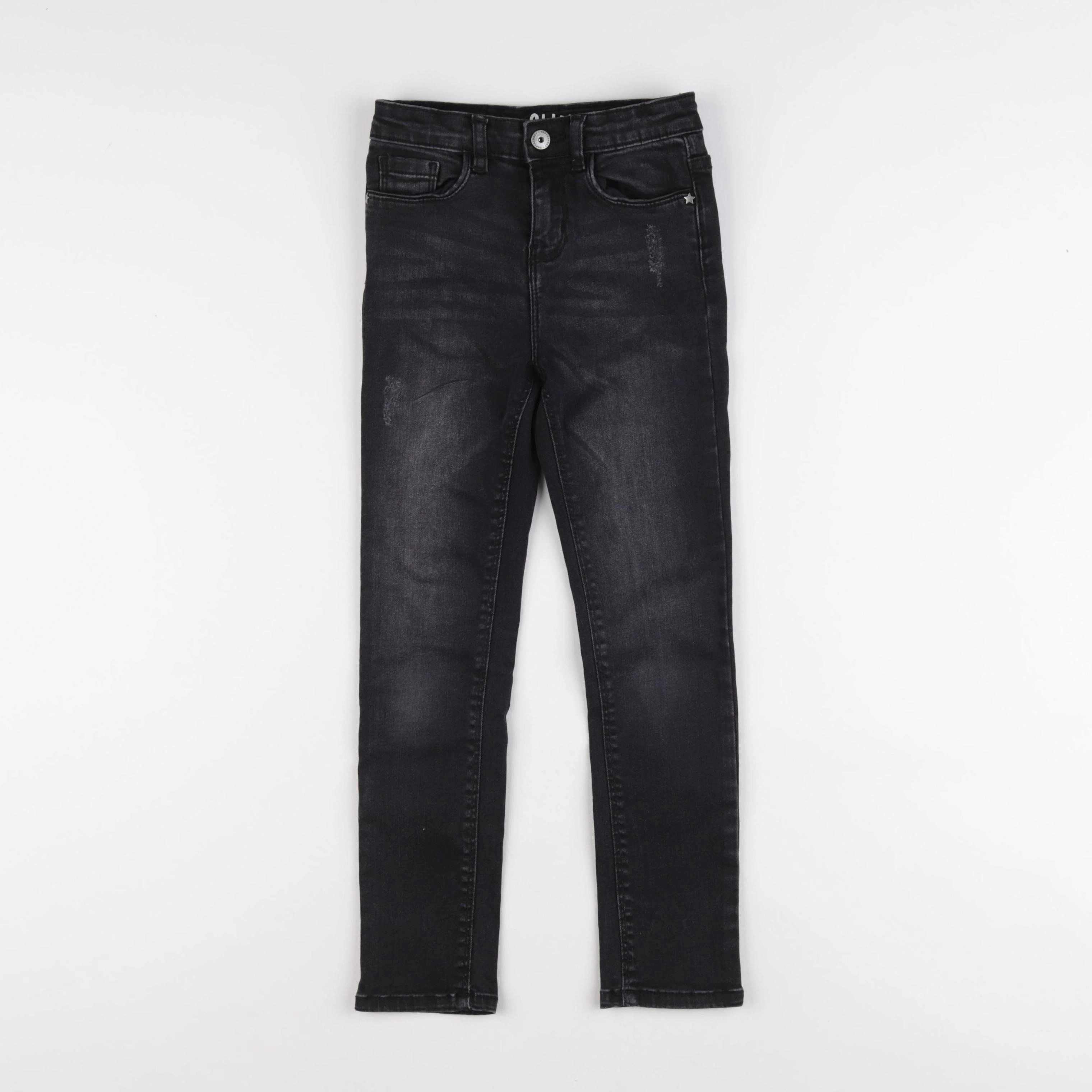 Vertbaudet - jean noir - 7 ans