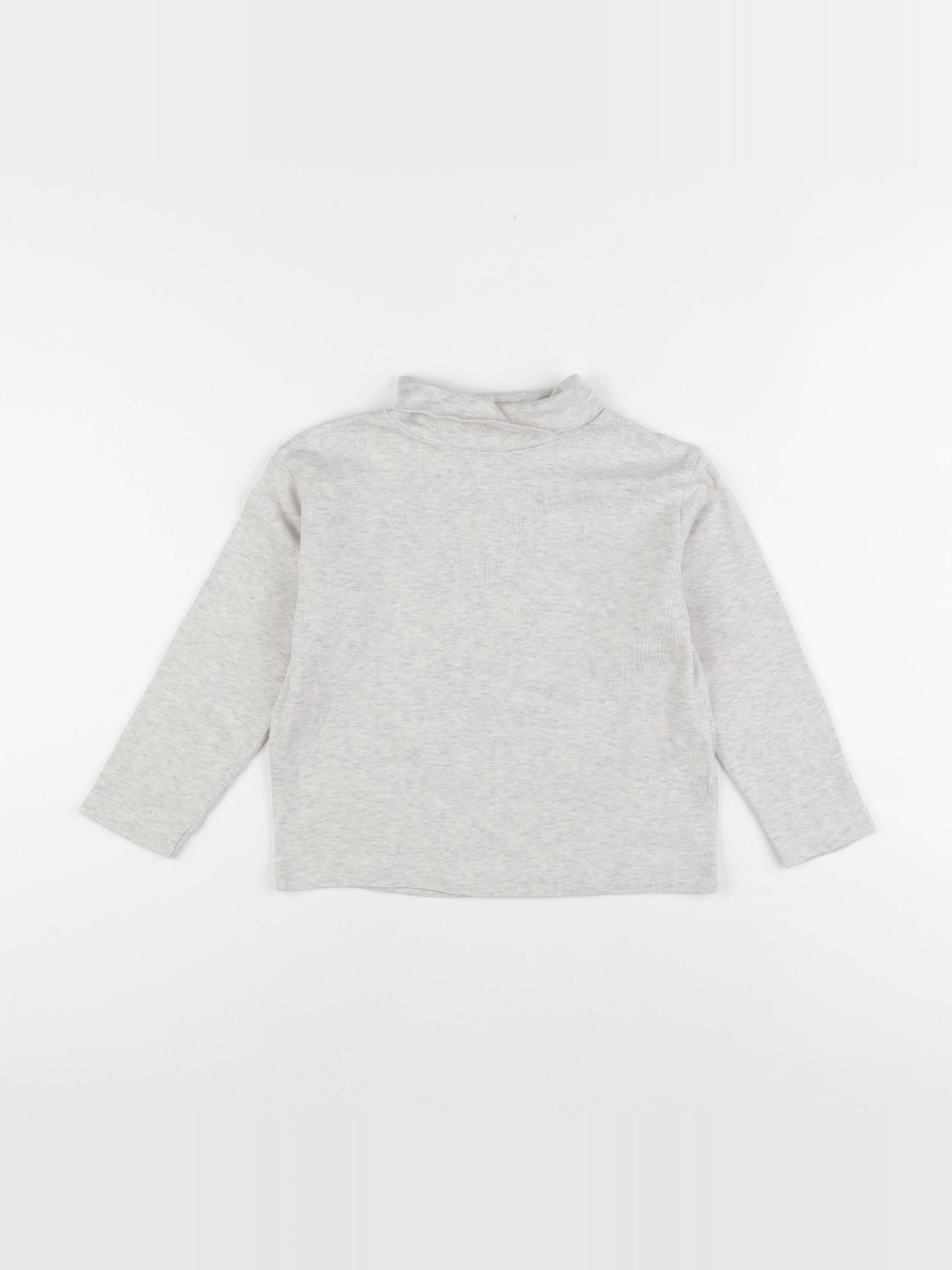 Vertbaudet - sous-pull gris - 5 ans