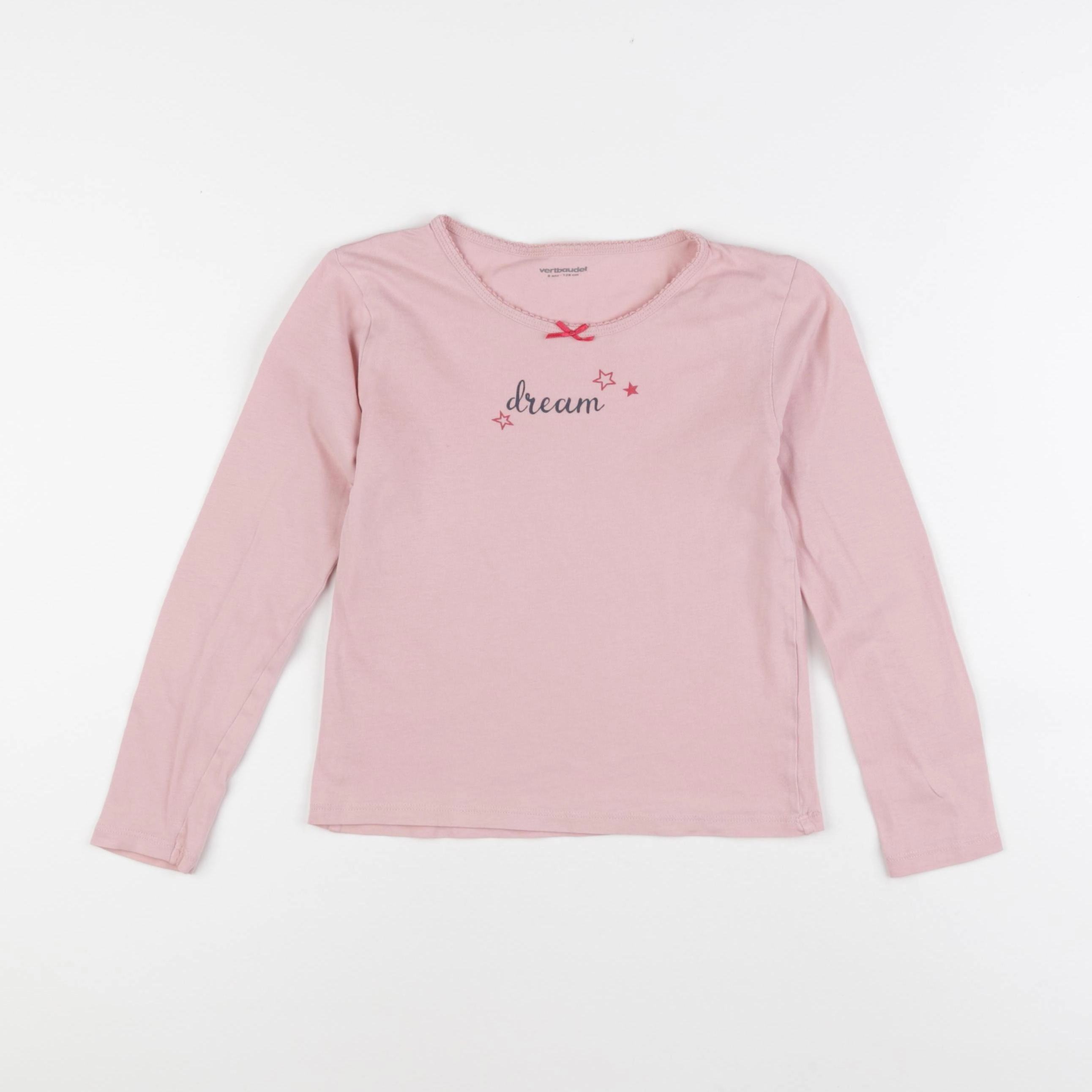 Vertbaudet - maillot de corps rose - 8 ans