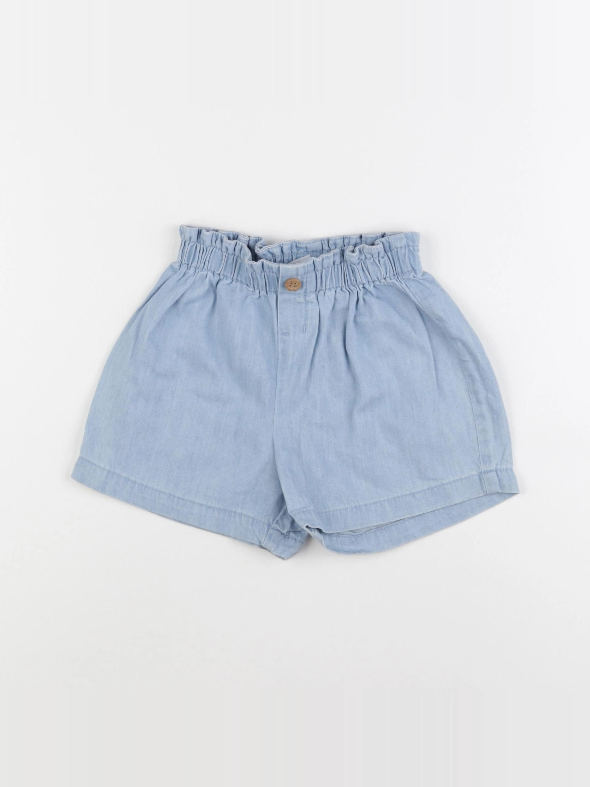 H&M - short bleu - 18/24 mois