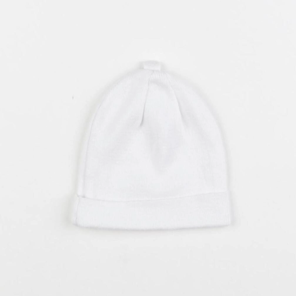 Vertbaudet - bonnet de naissance blanc - 3/6 mois