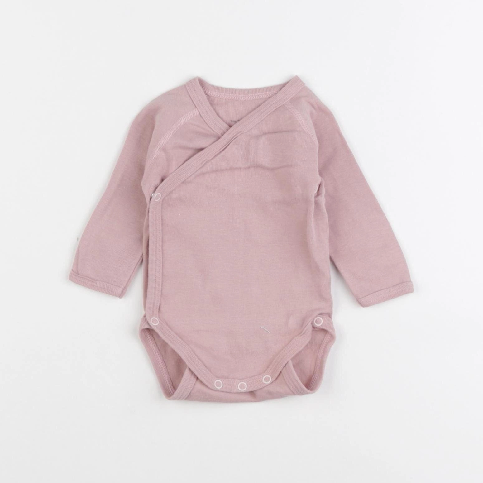 Petit Bateau - body rose - 1 mois