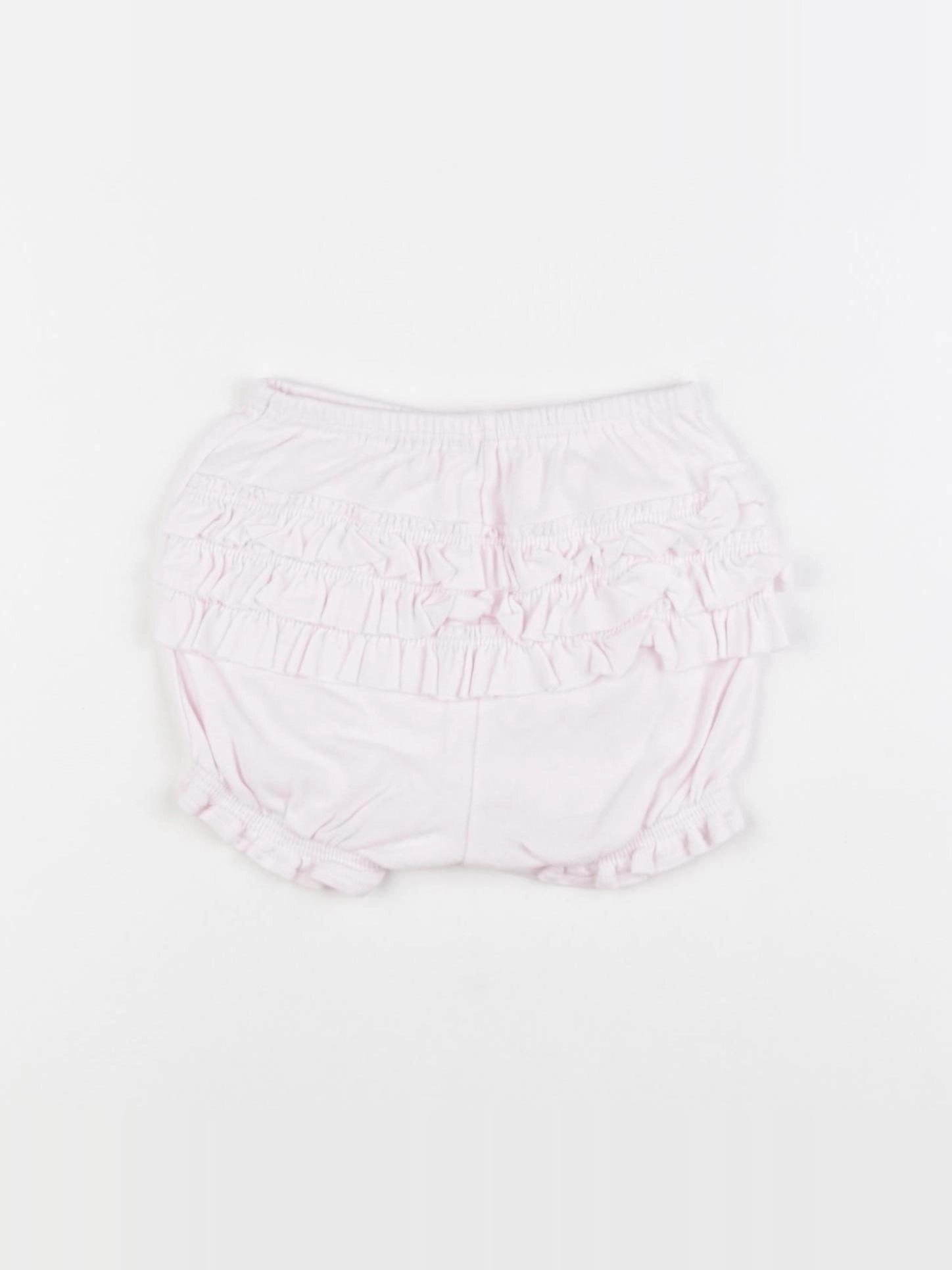 Petit Bateau - bloomer rose - 6 mois